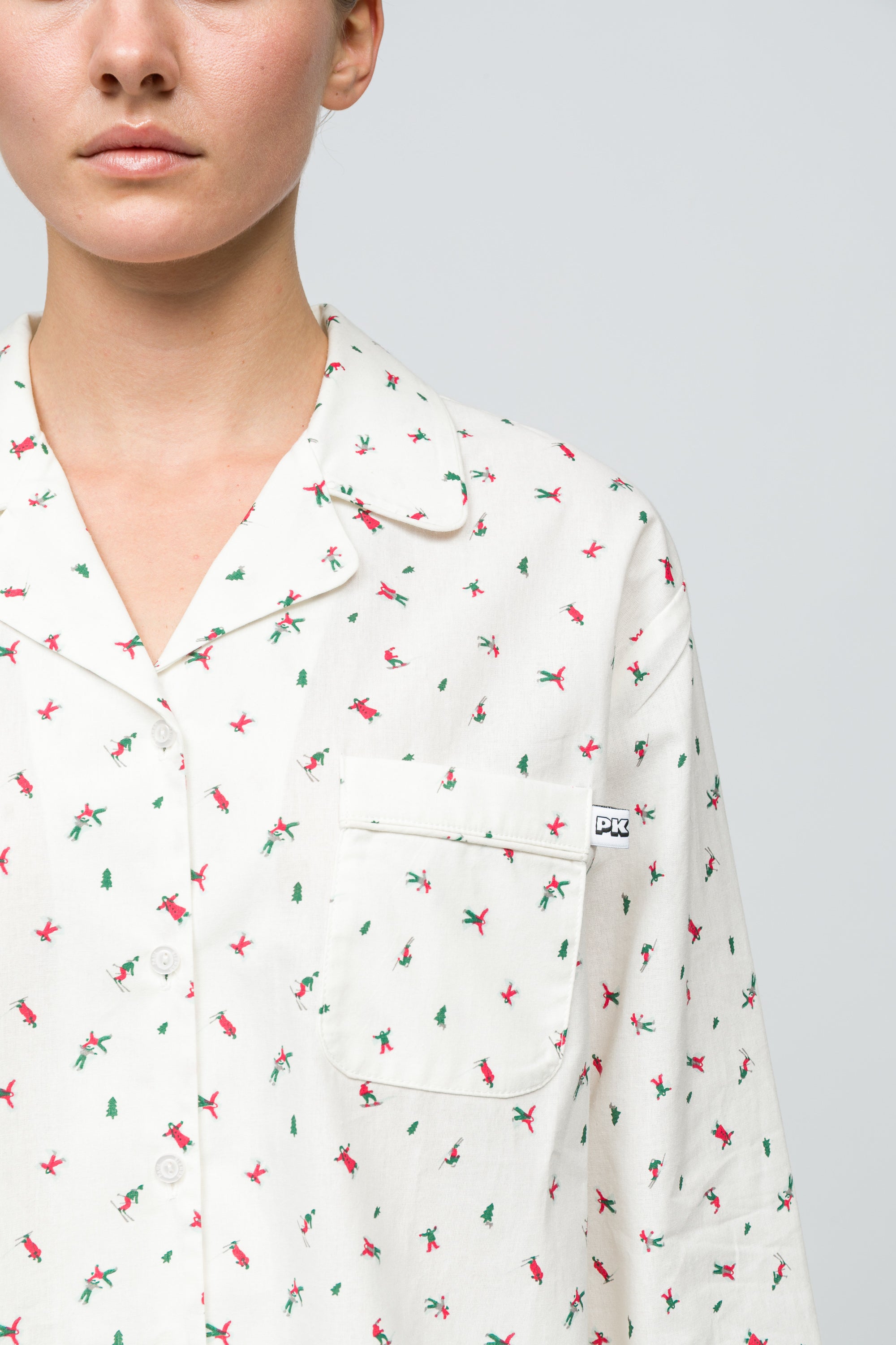 Christmas Collection - Kadın Pijama Üstü - Holiday