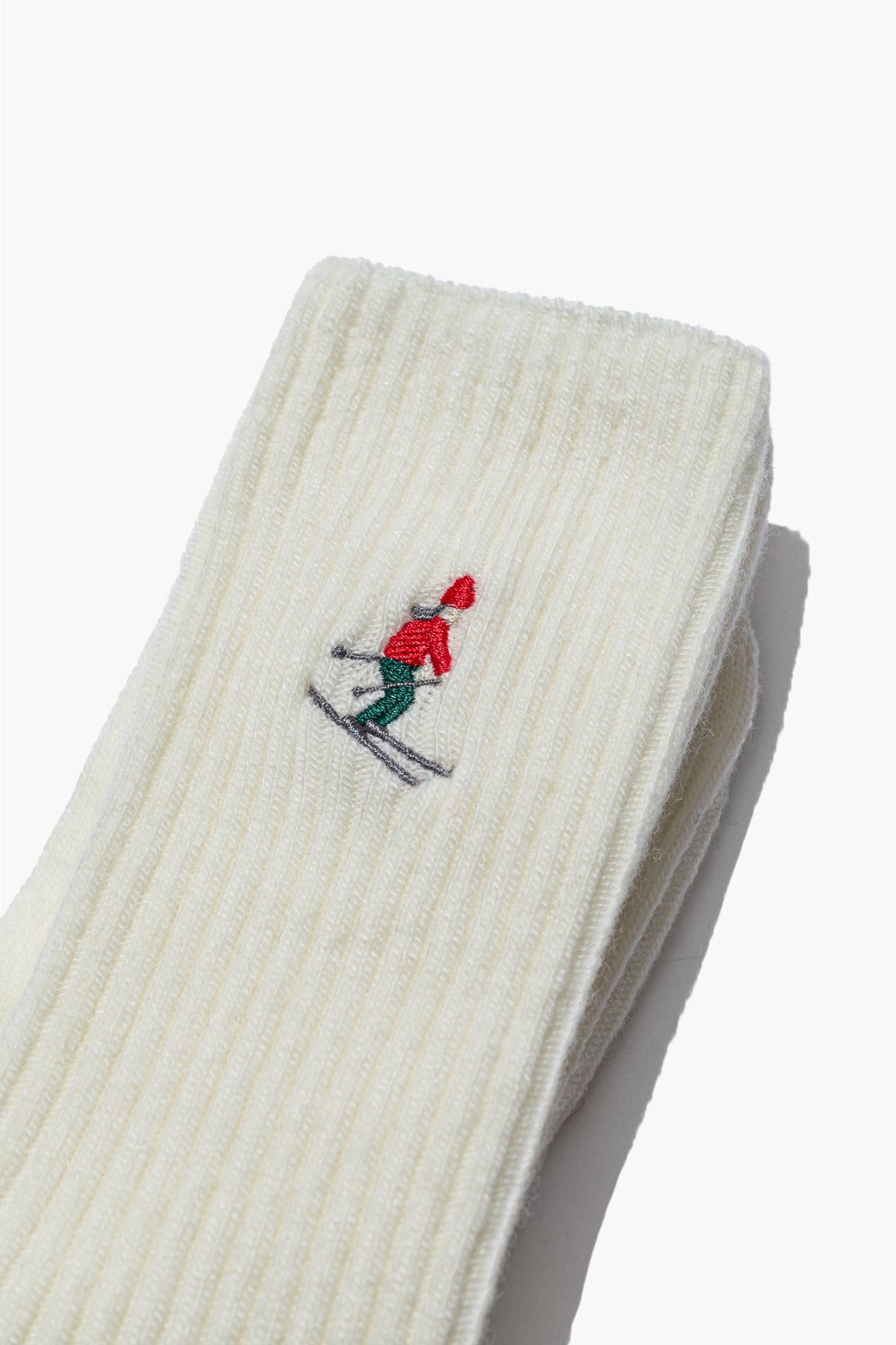 Christmas Collection - Nakışlı Yün Çorap - Holiday