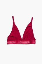 Christmas Collection - Triangle Spor Bralet - Holly