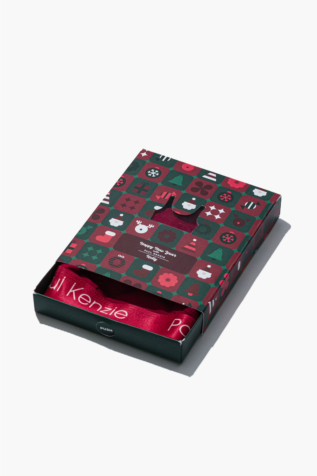 Christmas Collection - Triangle Spor Bralet - Holly