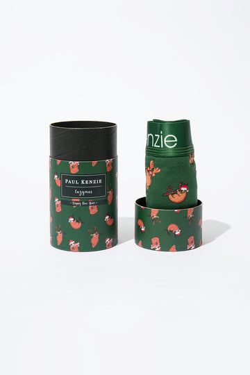 Desenli Erkek Boxer - Christmas Collection - Lazymas