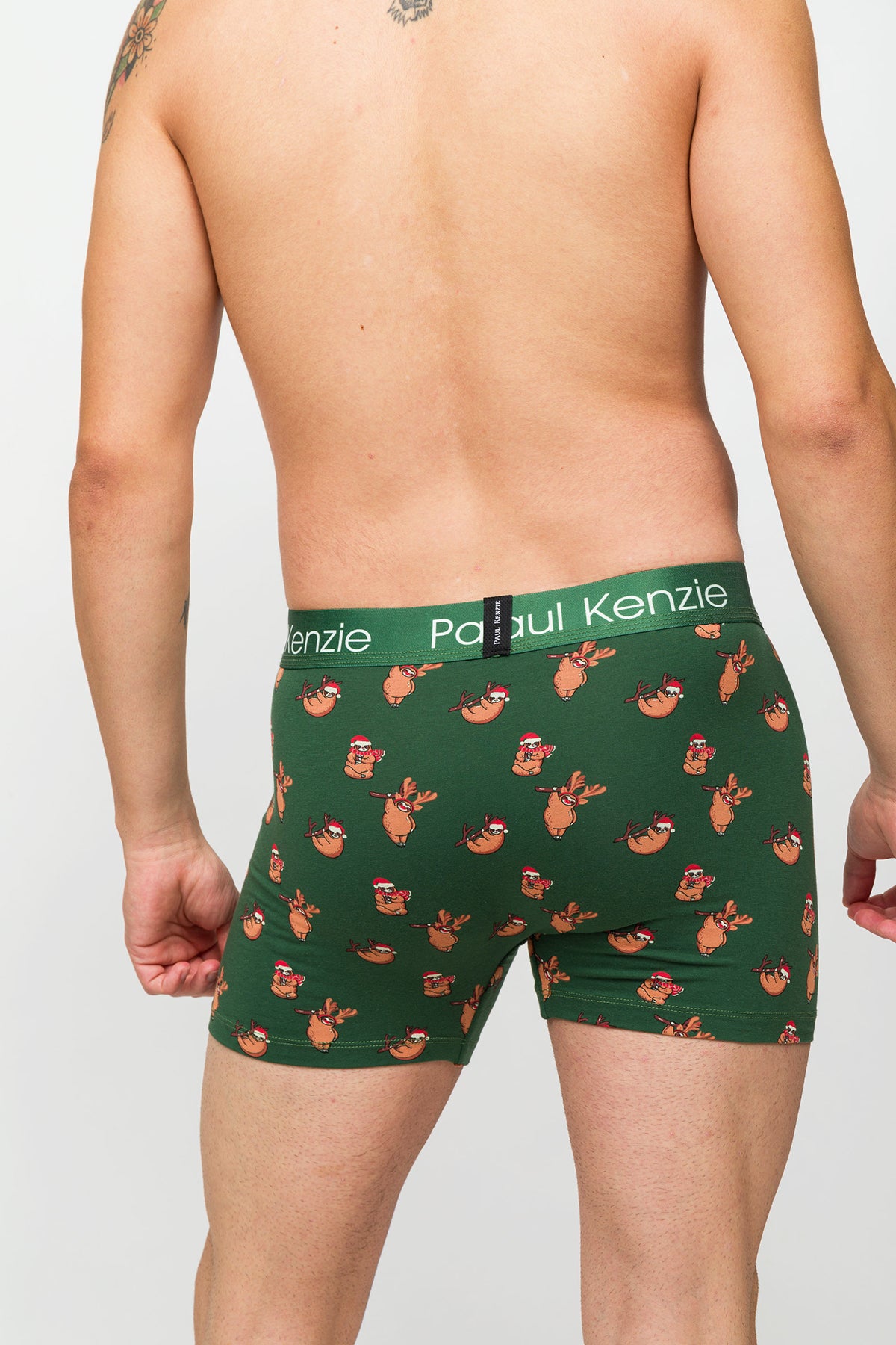 Desenli Erkek Boxer - Christmas Collection - Lazymas
