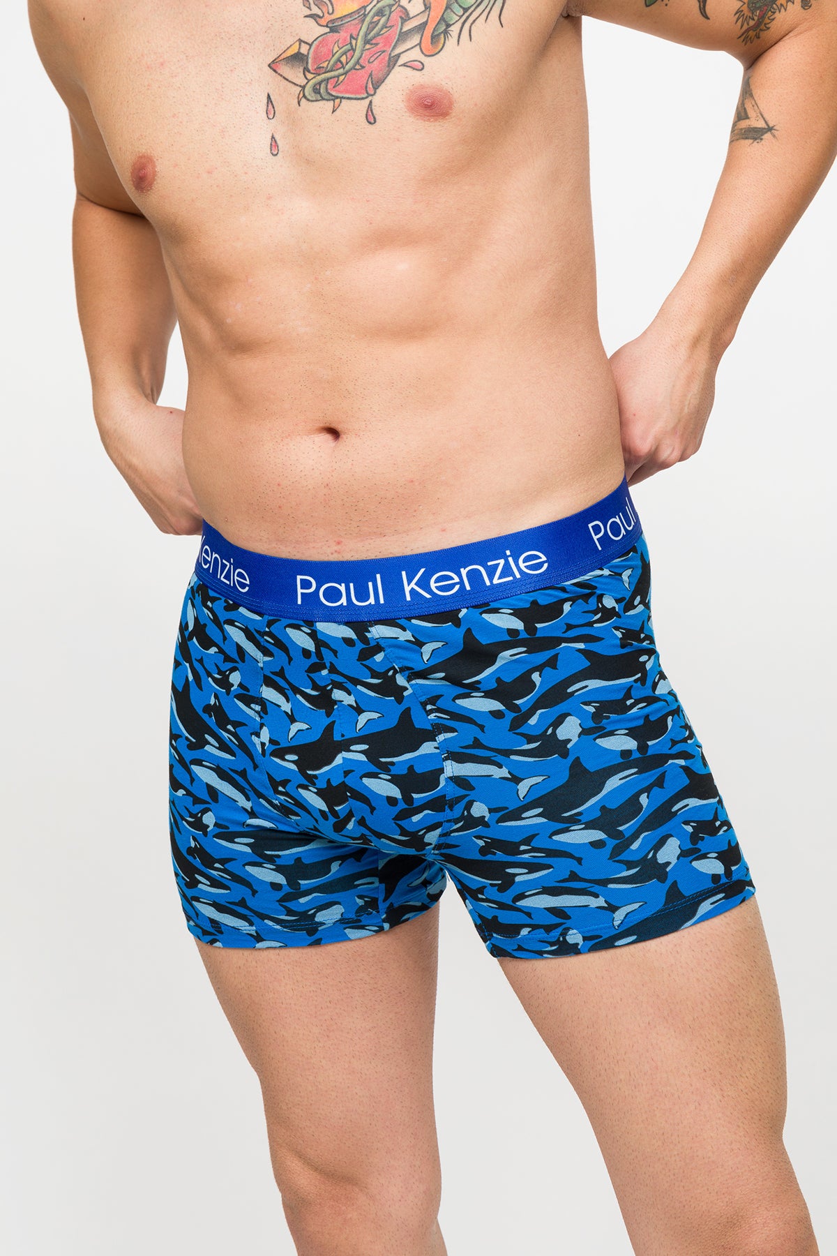 Desenli Erkek Boxer – Eco Characters – Oh Whale