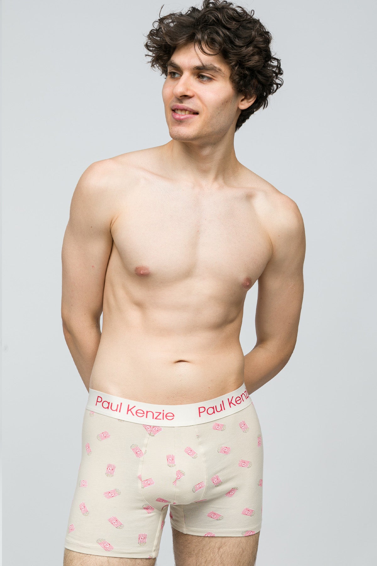 Desenli Erkek Boxer - Popcorn