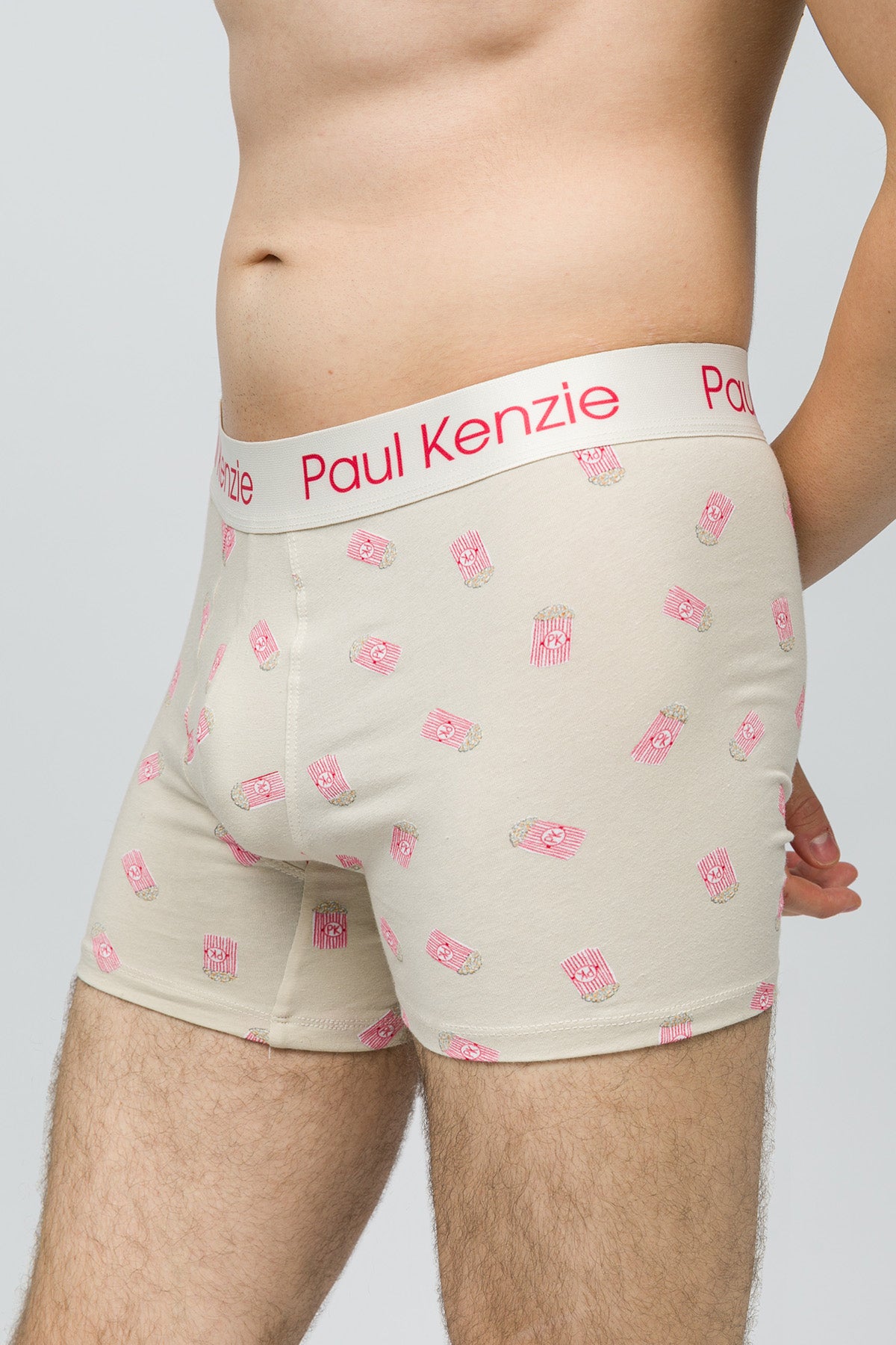 Desenli Erkek Boxer - Popcorn