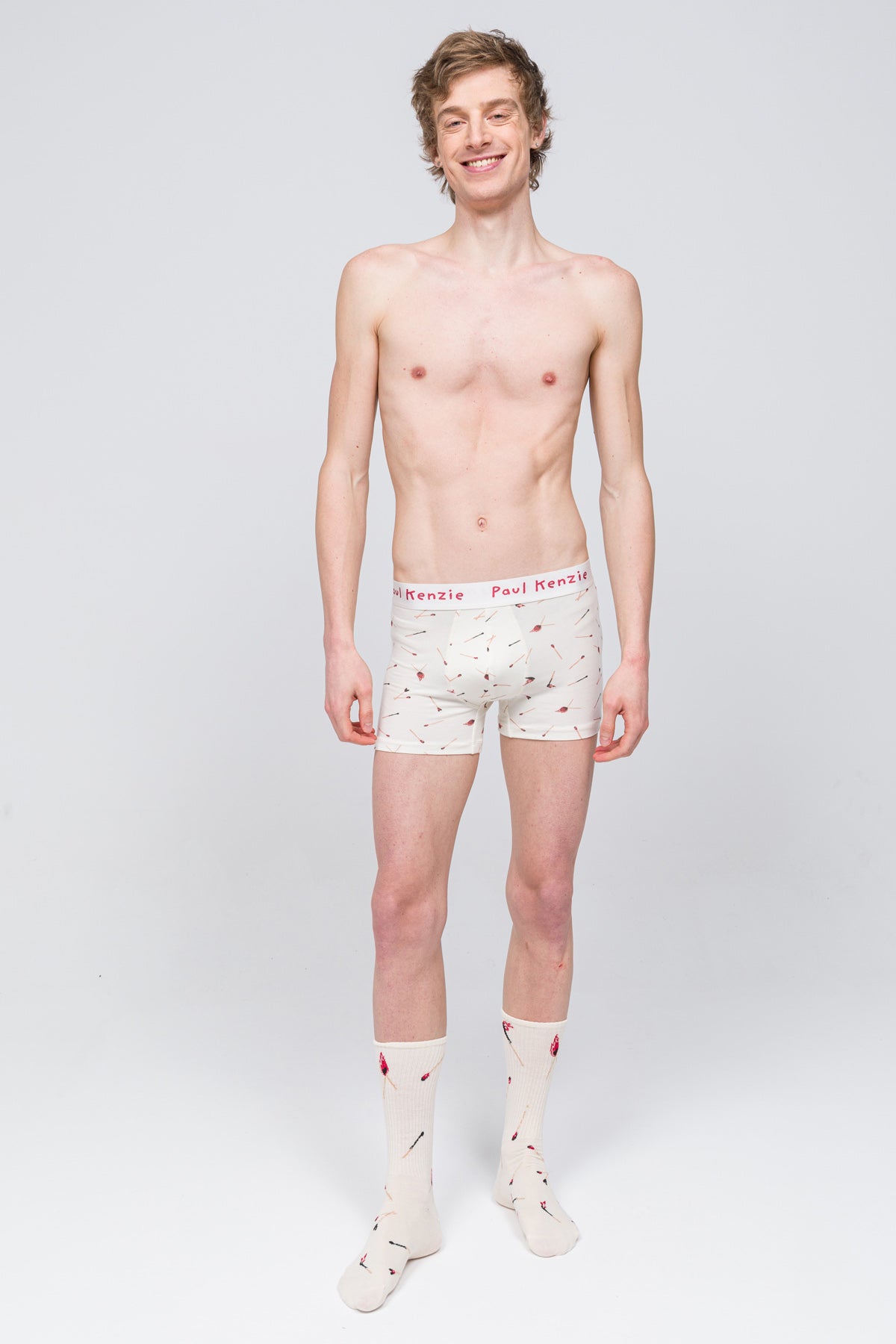 Desenli Erkek Boxer - Valentine Collection - Perfect Match – Paul