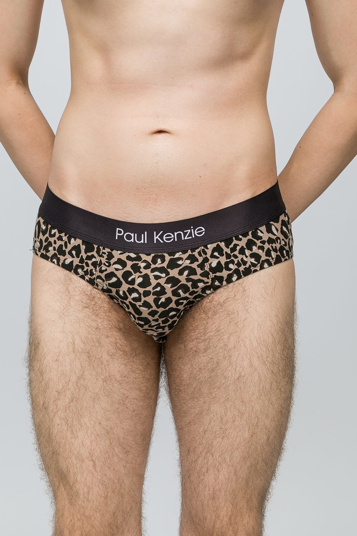 Desenli Erkek Slip Külot - Leopard