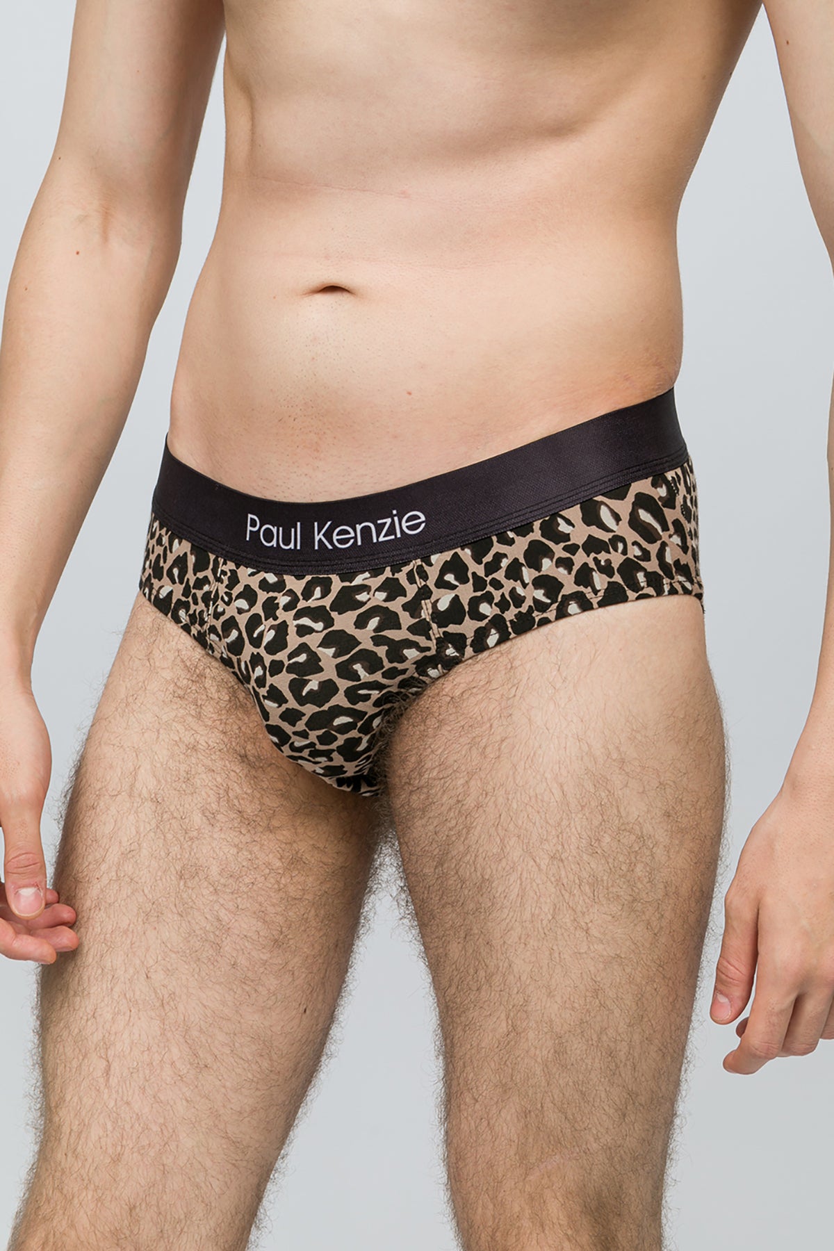 Desenli Erkek Slip Külot - Leopard