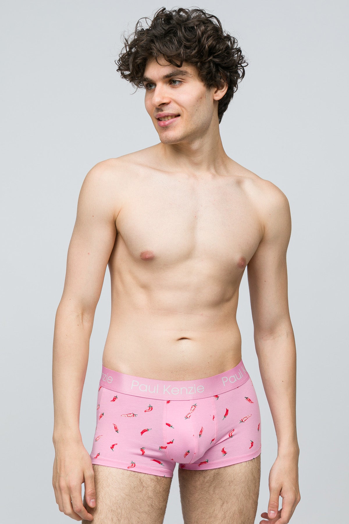 Desenli Erkek Trunk Boxer - Chili