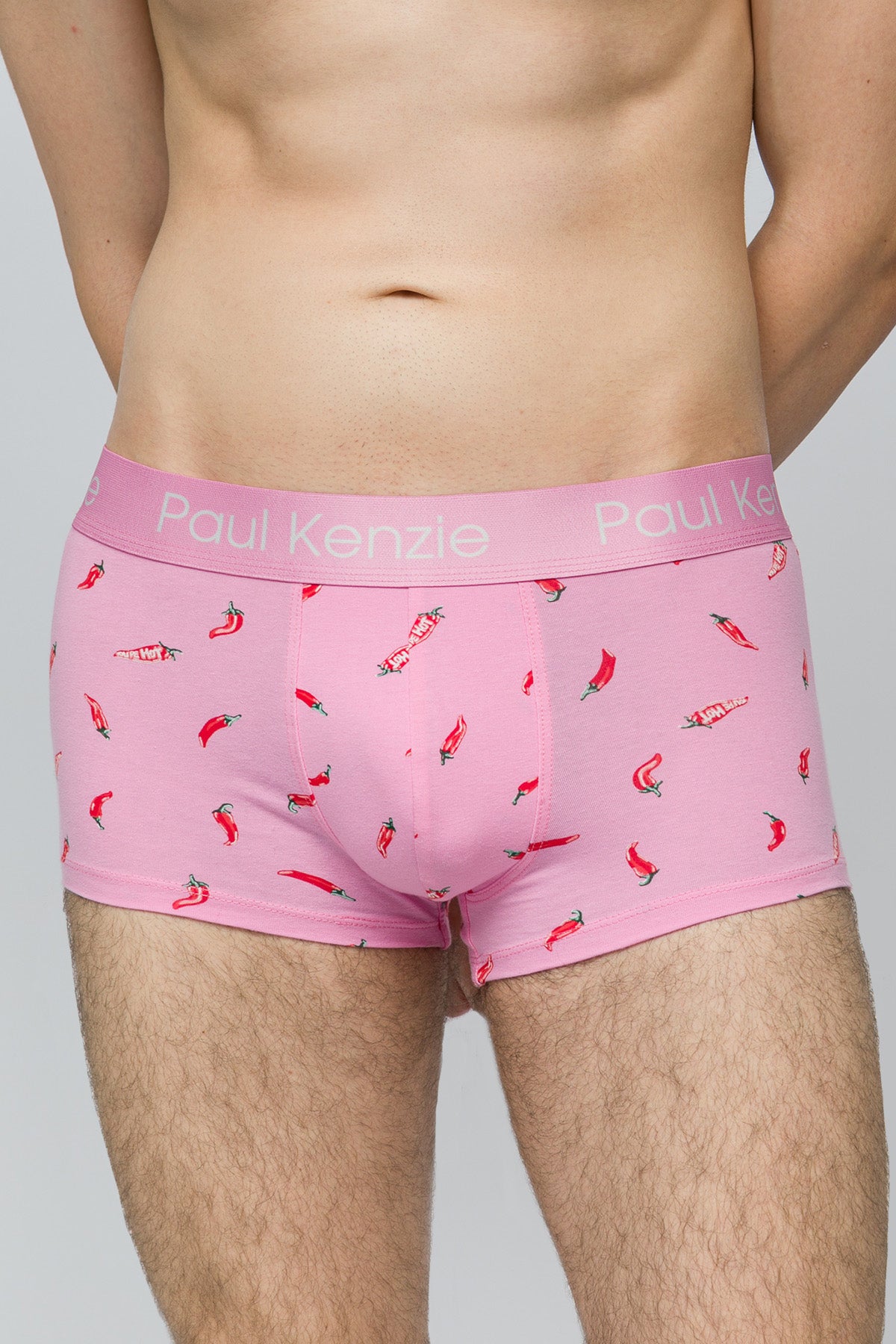 Desenli Erkek Trunk Boxer - Chili