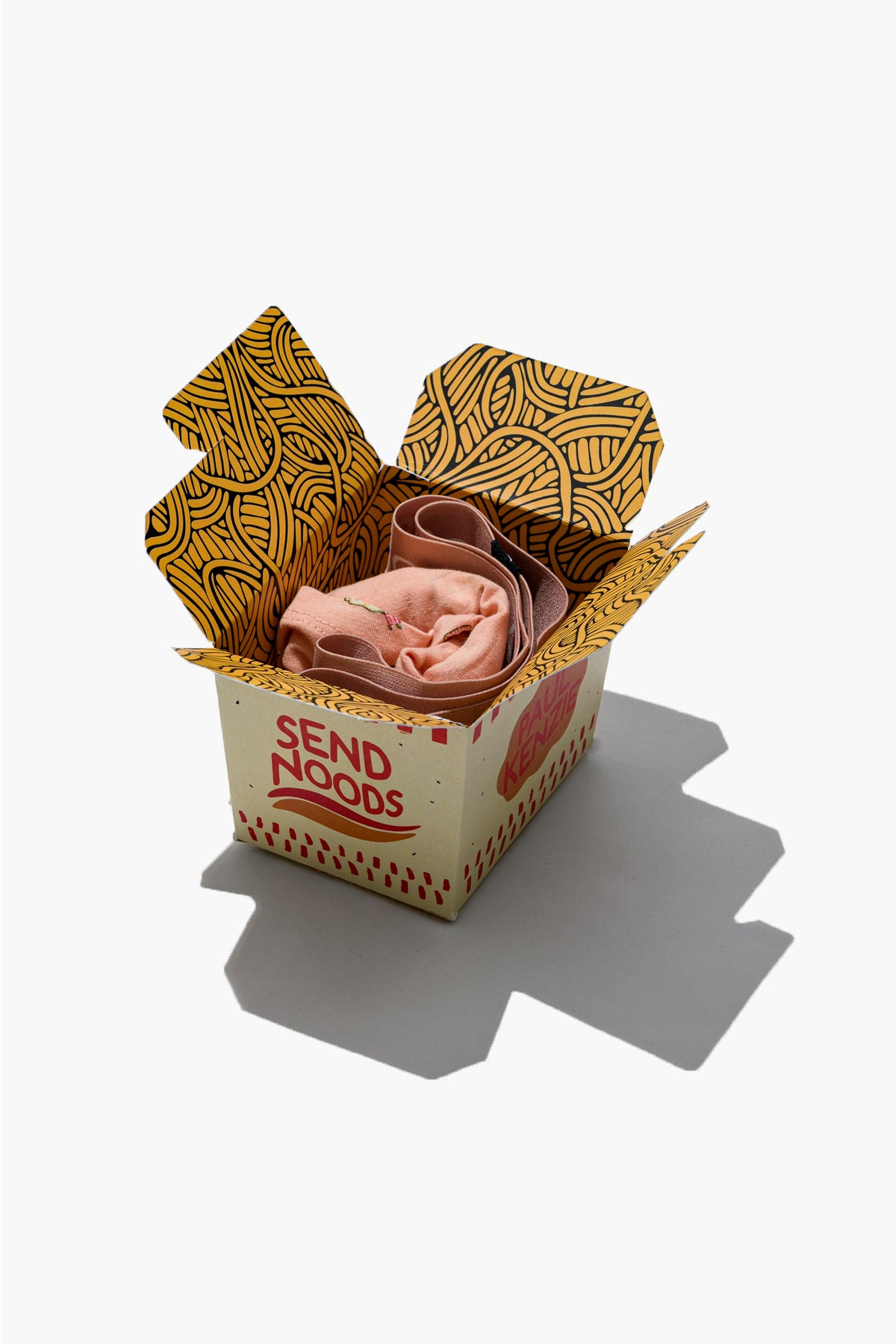 Desenli Erkek Trunk Boxer - Noodle