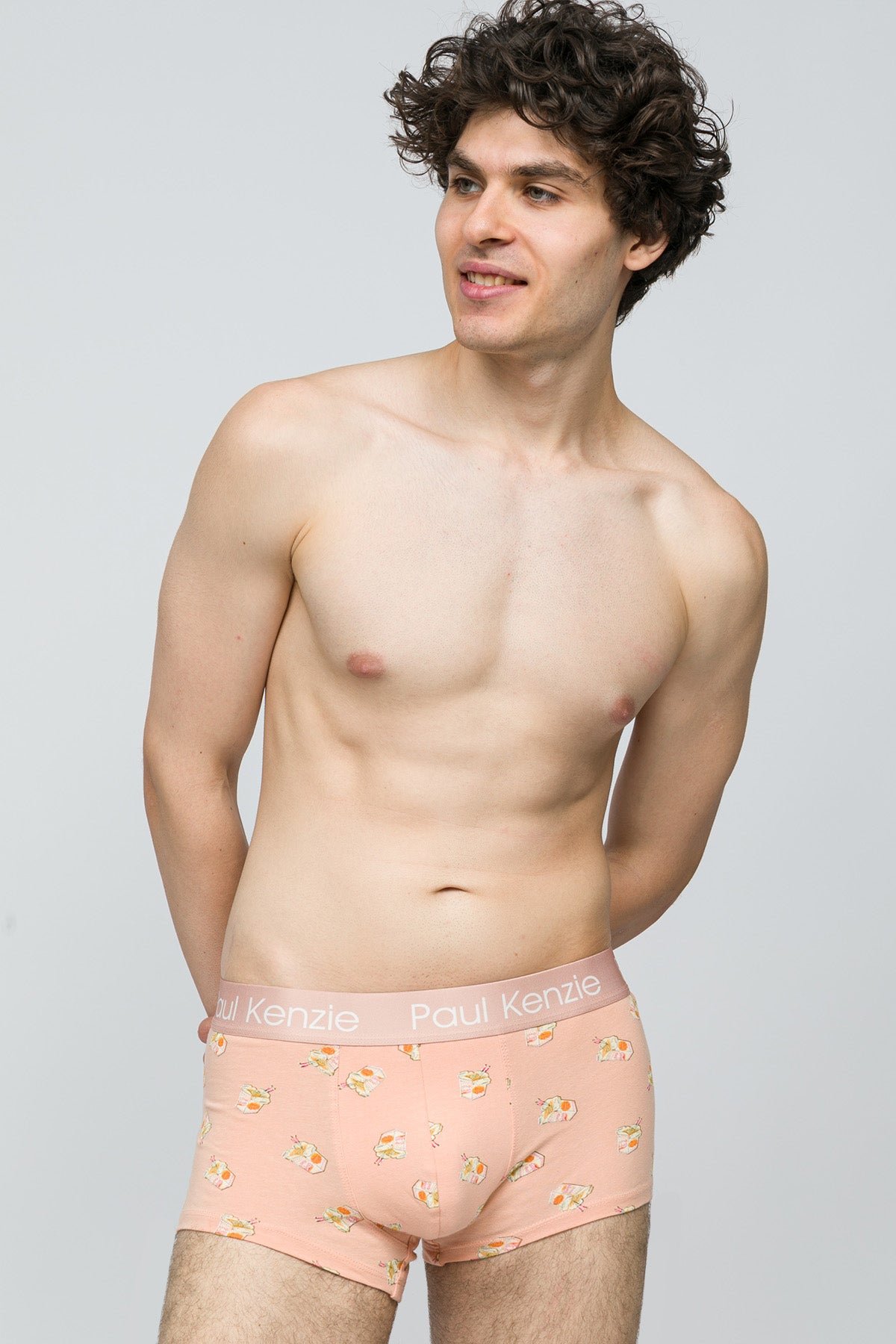 Desenli Erkek Trunk Boxer - Noodle