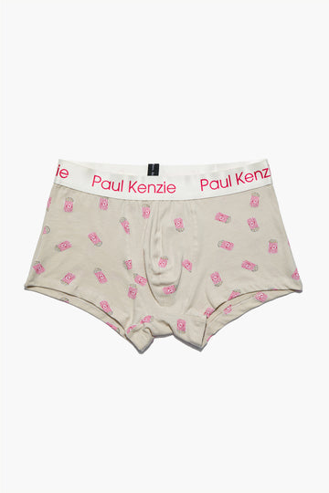 Desenli Erkek Trunk Boxer - Popcorn