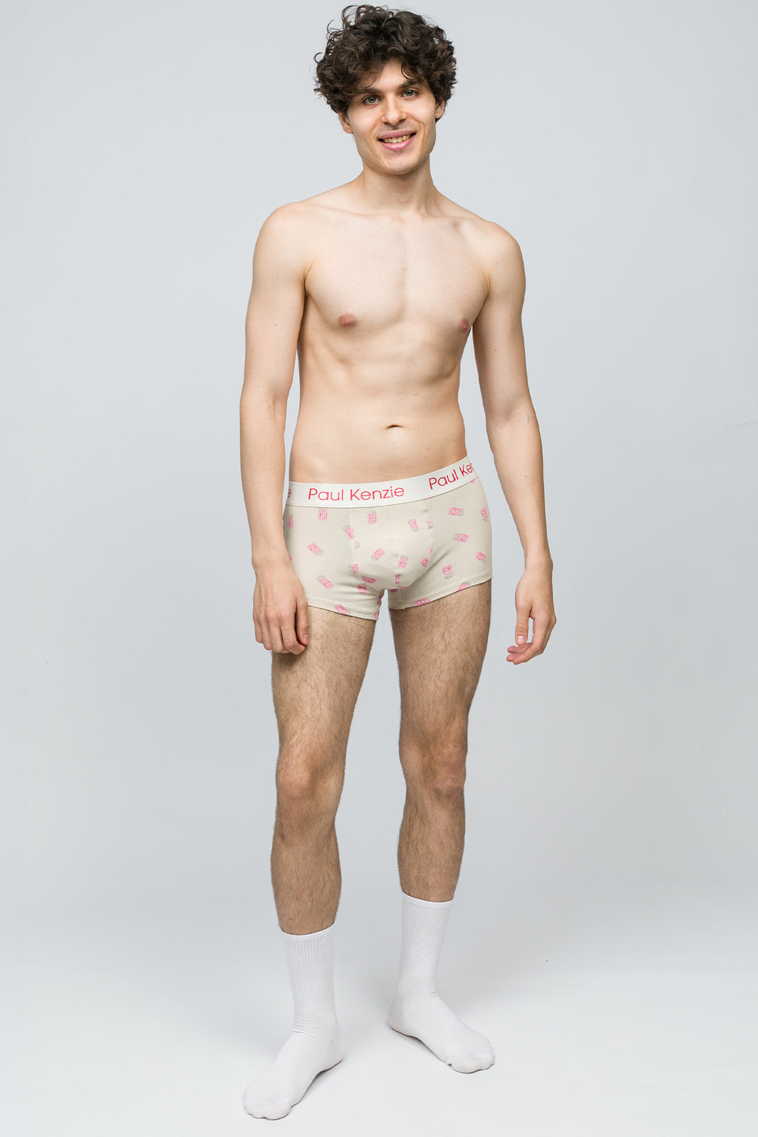 Desenli Erkek Trunk Boxer - Popcorn