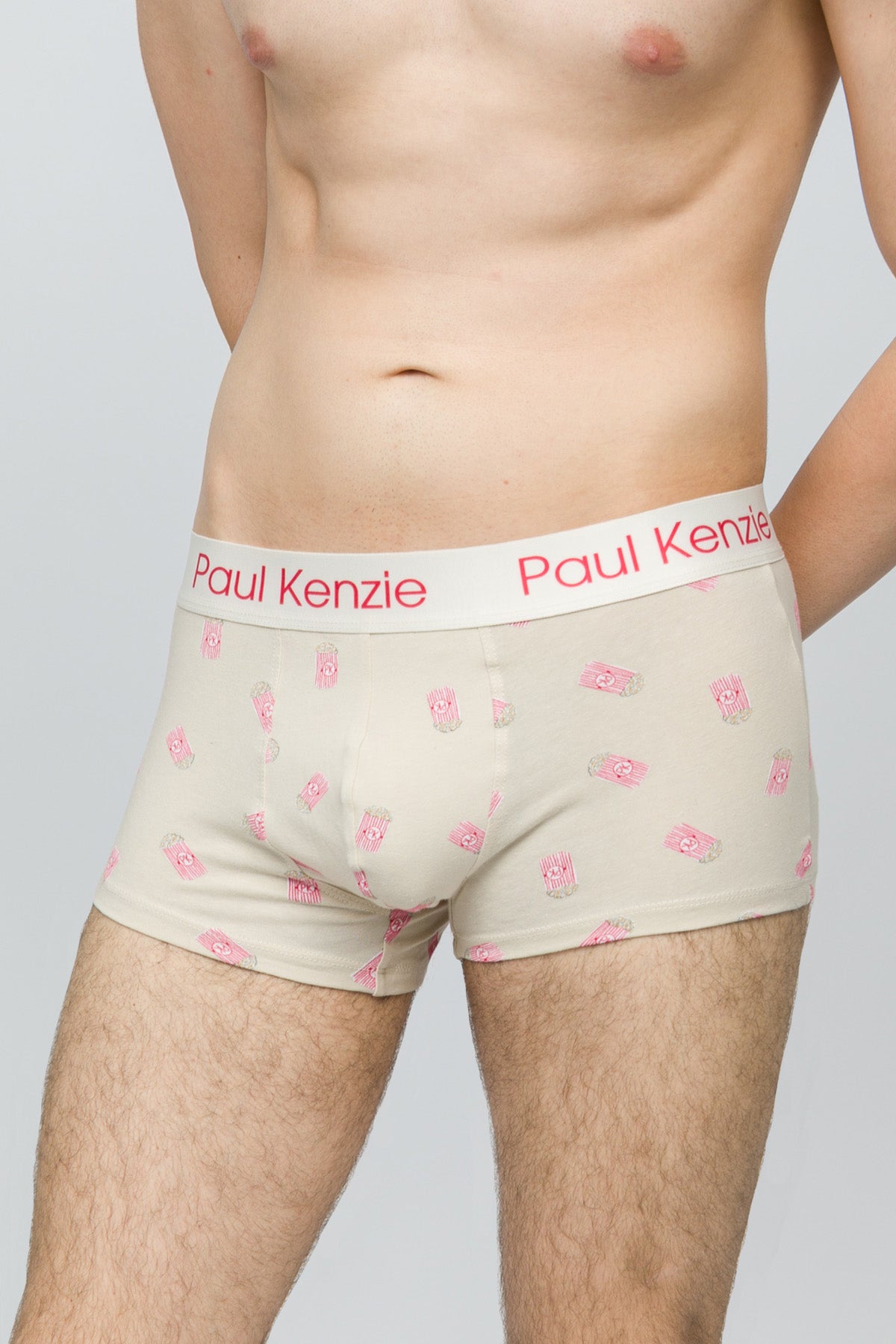 Desenli Erkek Trunk Boxer - Popcorn