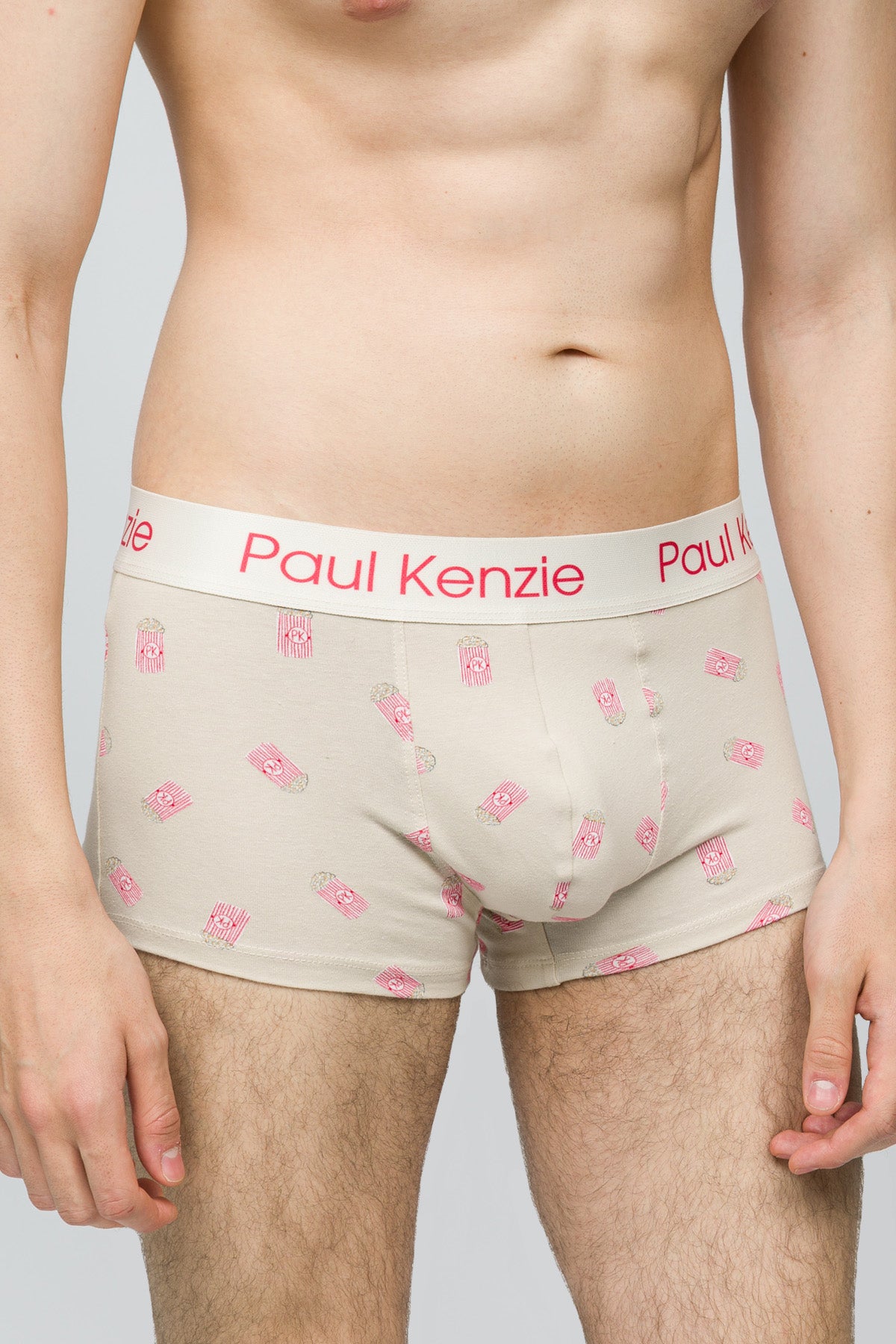 Desenli Erkek Trunk Boxer - Popcorn