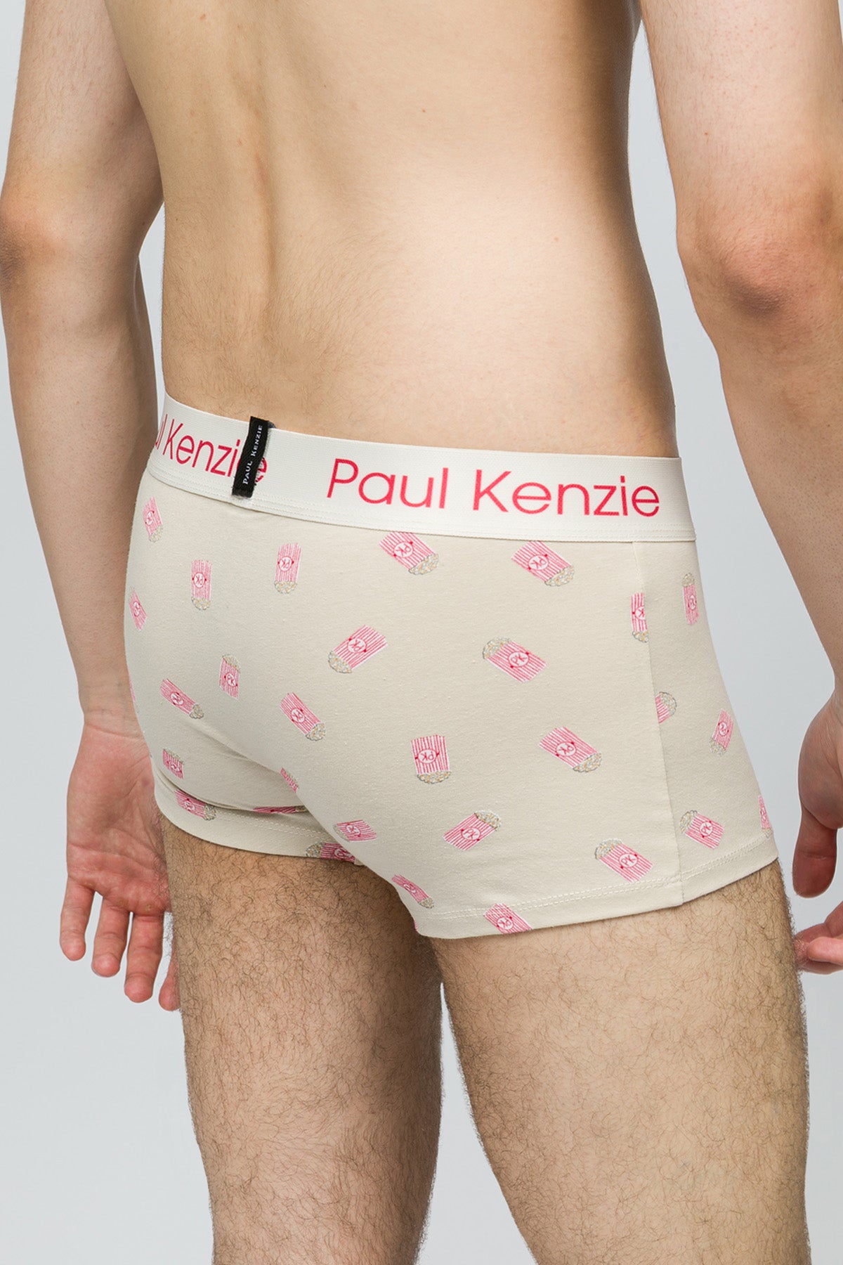 Desenli Erkek Trunk Boxer - Popcorn