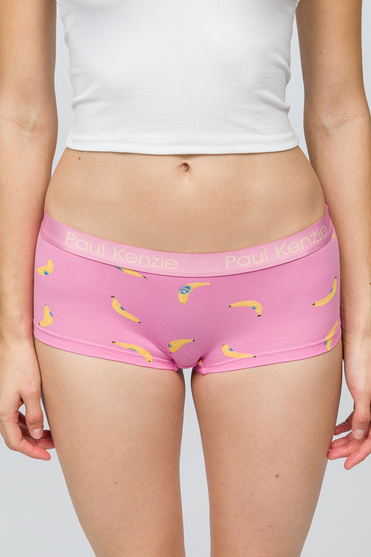 Desenli Kadın Boyshort Külot - Bananas