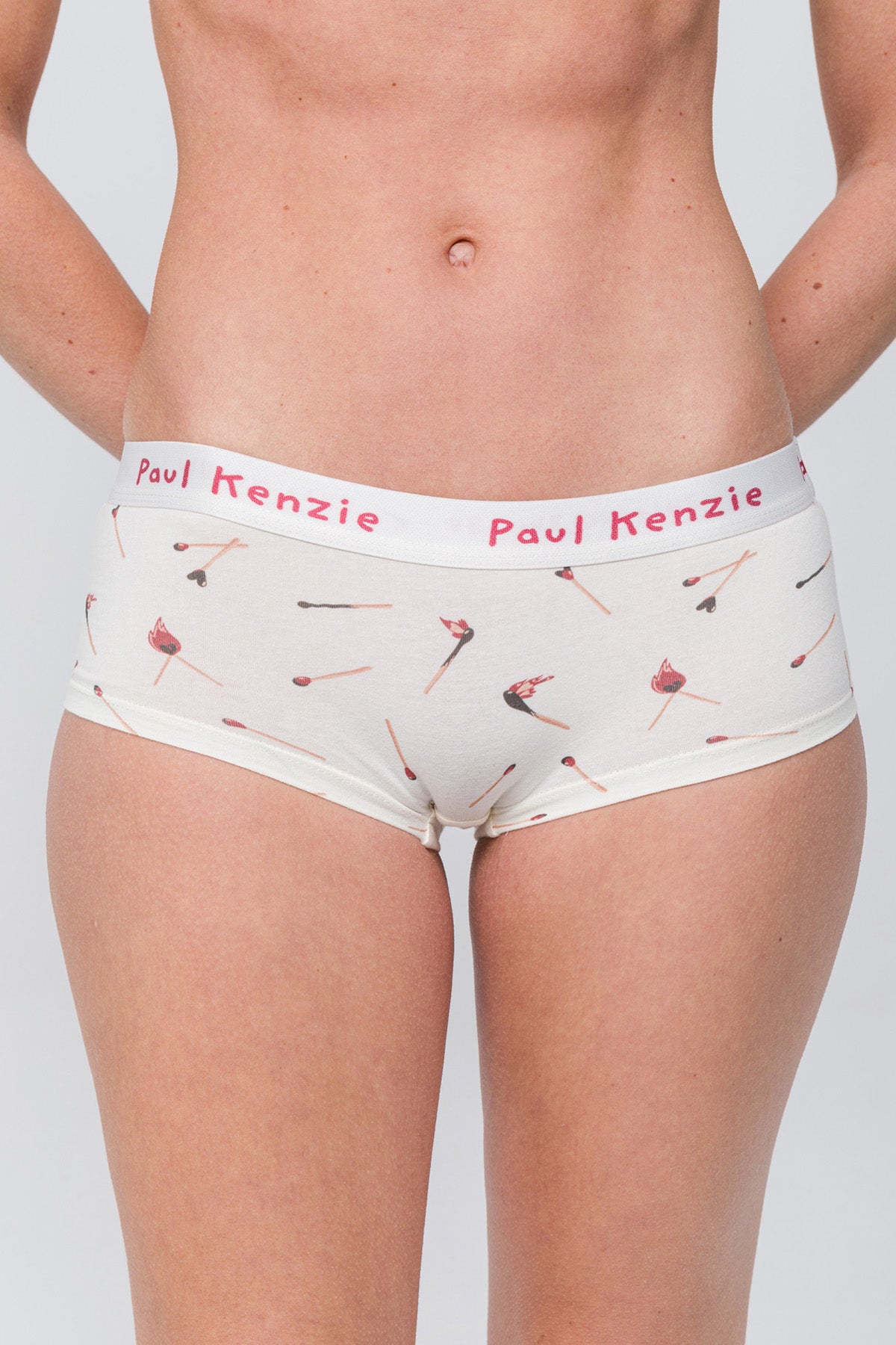 Desenli Kadın Boyshort Külot - Valentine Collection - Perfect Match