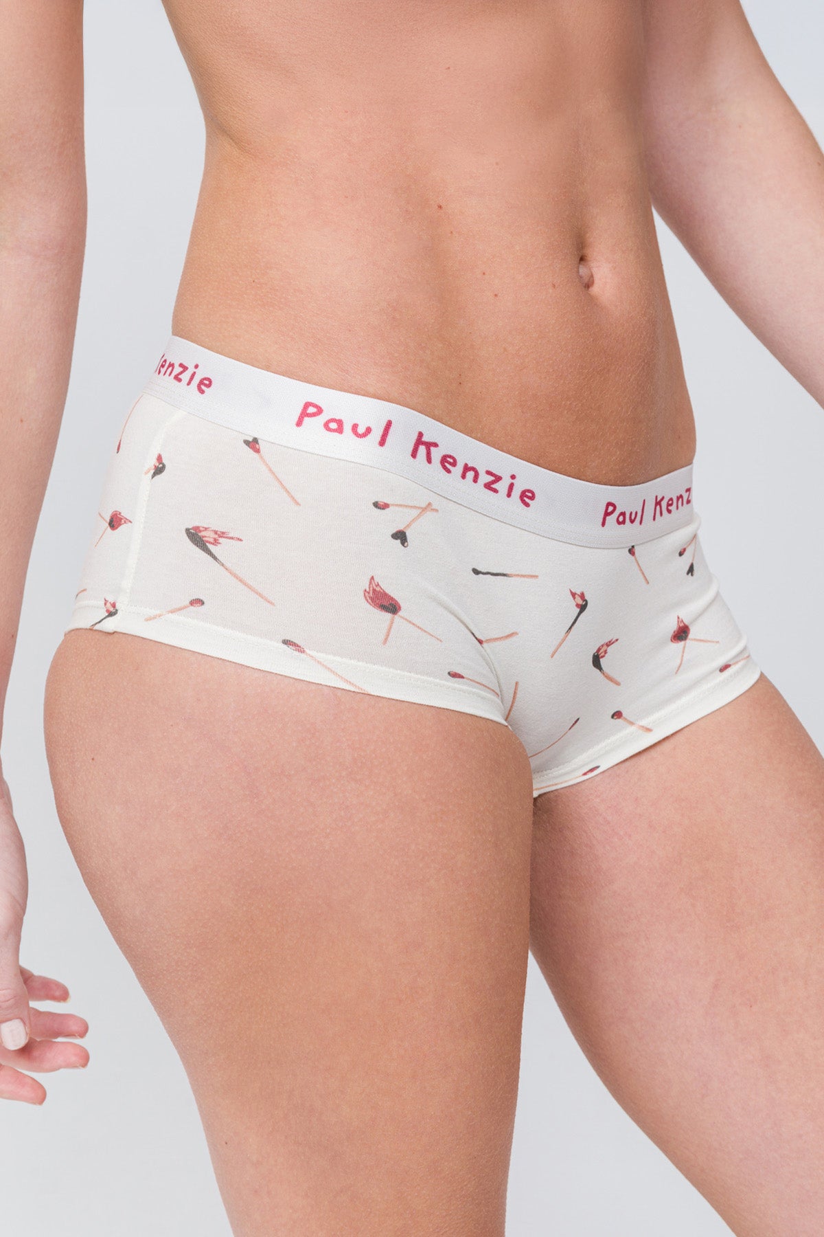 Desenli Kadın Boyshort Külot - Valentine Collection - Perfect Match