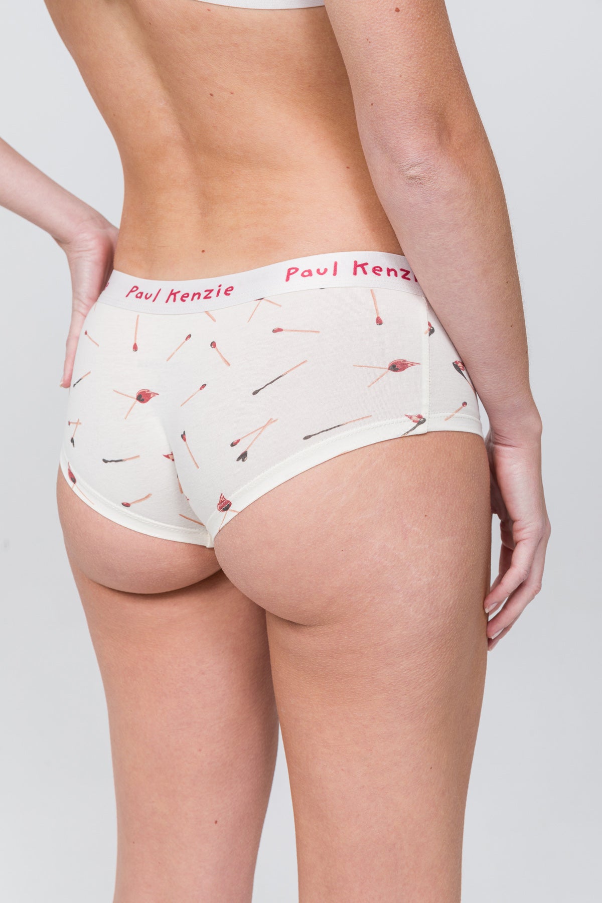 Desenli Kadın Boyshort Külot - Valentine Collection - Perfect Match