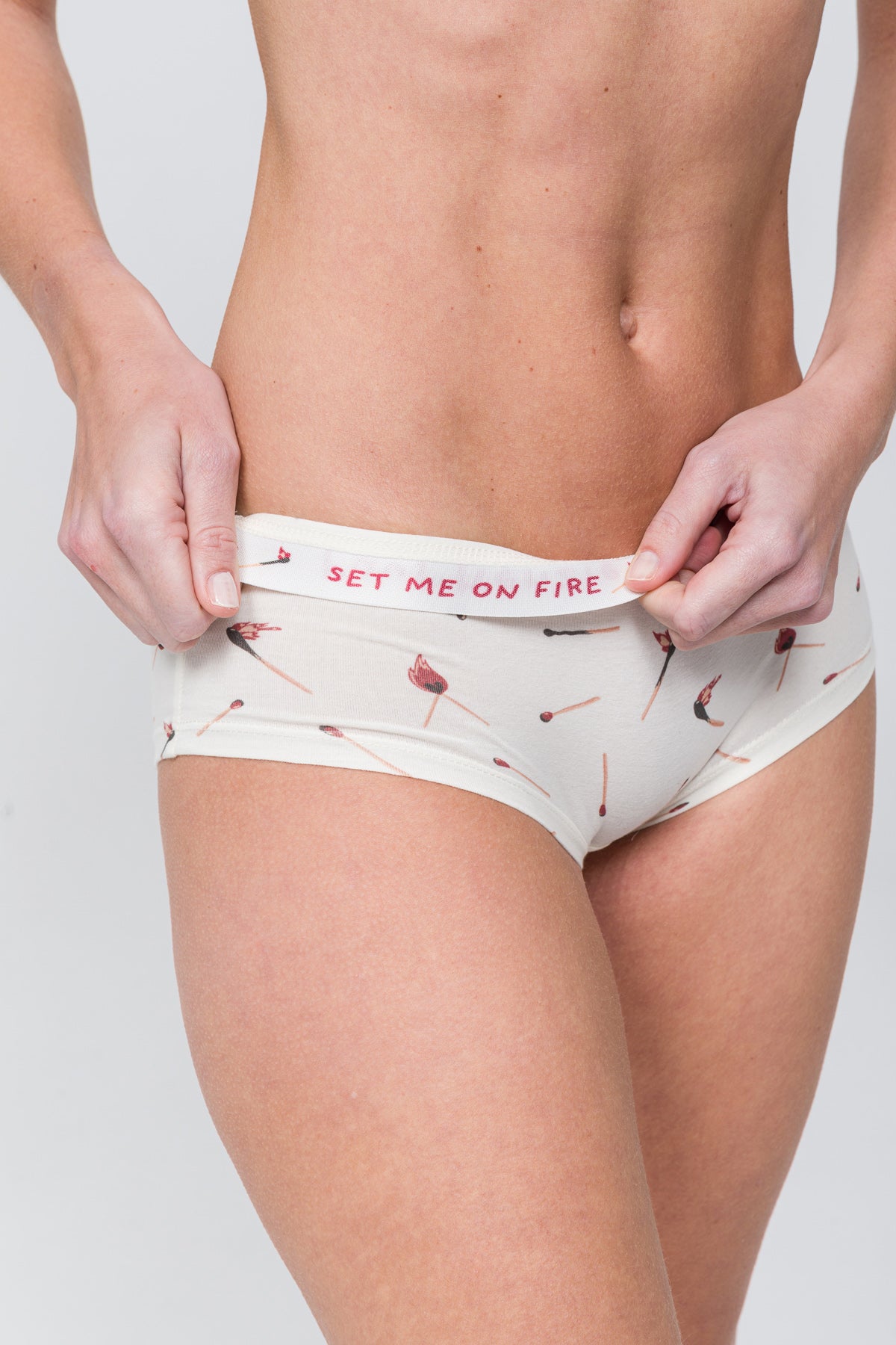 Desenli Kadın Boyshort Külot - Valentine Collection - Perfect Match