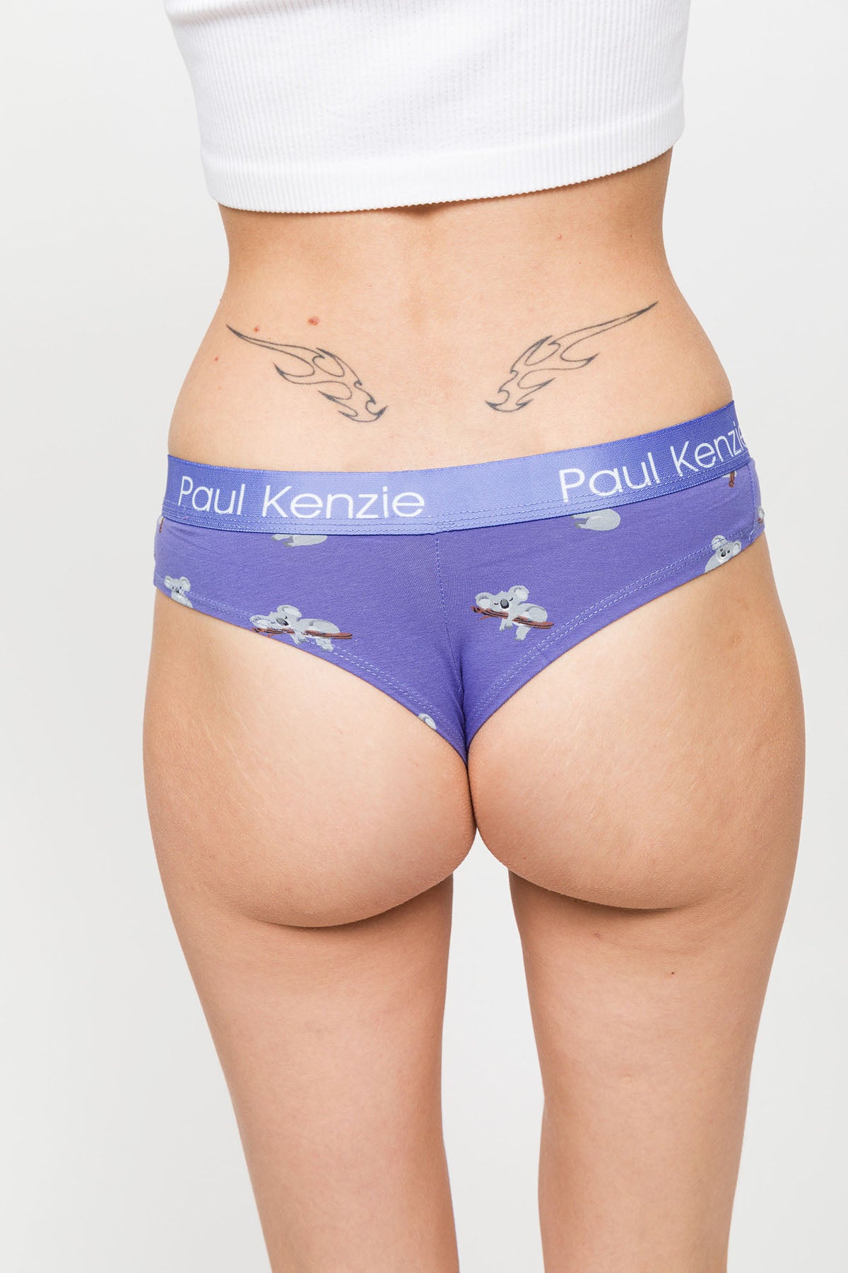 Desenli Kadın Cheeky Külot – Eco Characters – Koala