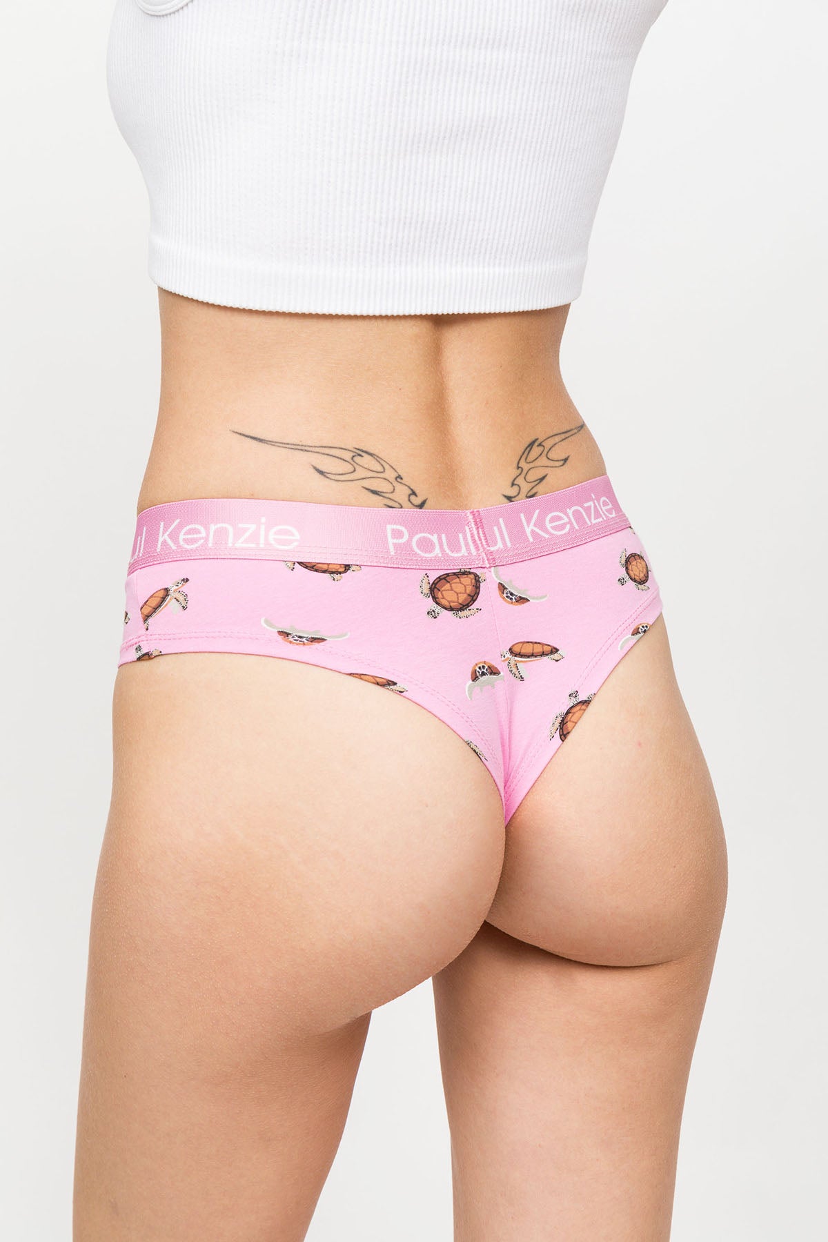 Desenli Kadın Cheeky Külot – Eco Characters – Turtley