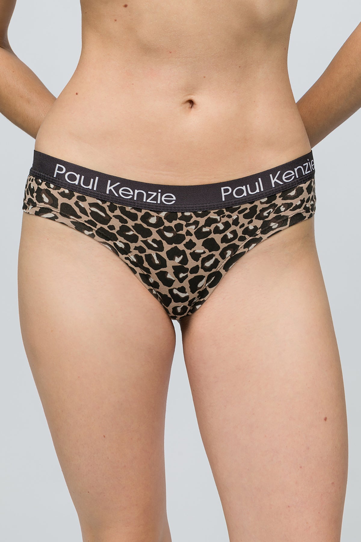 Desenli Kadın Cheeky Külot - Leopard