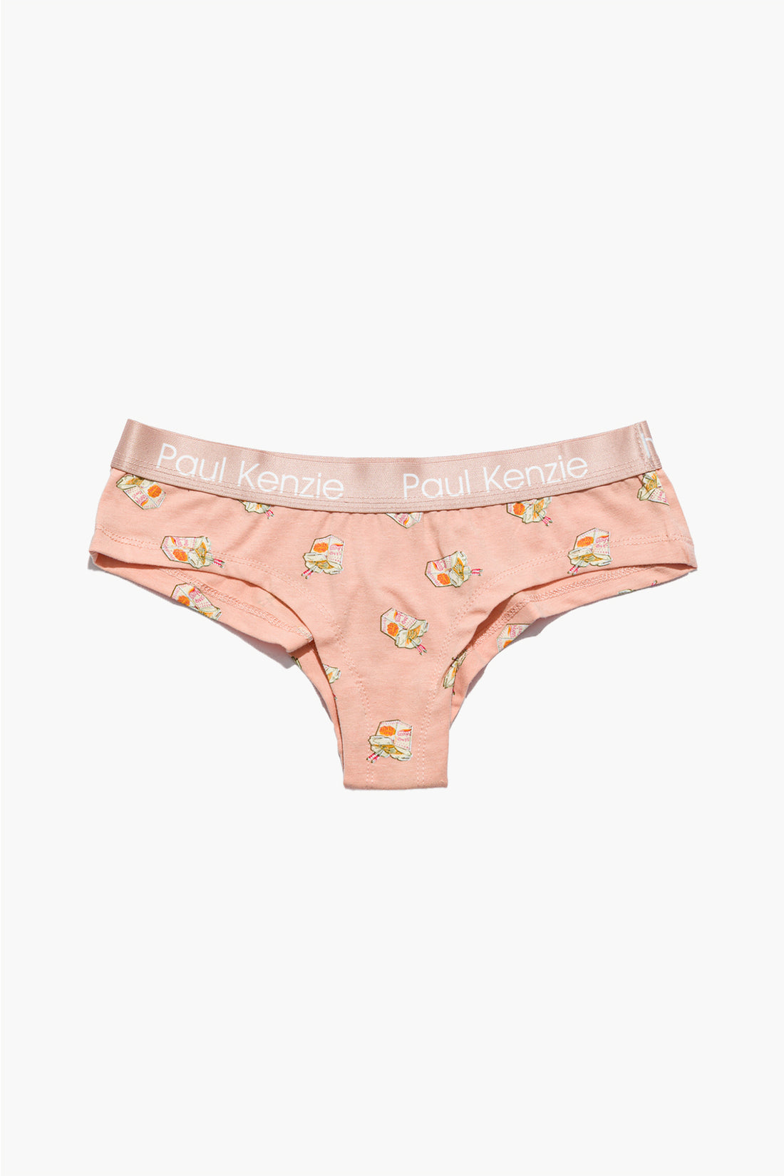 Desenli Kadın Cheeky Külot - Noodle