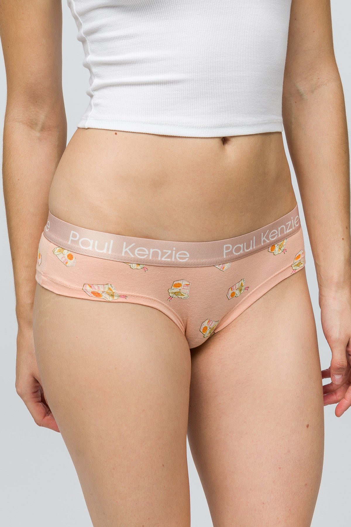 Desenli Kadın Cheeky Külot - Noodle