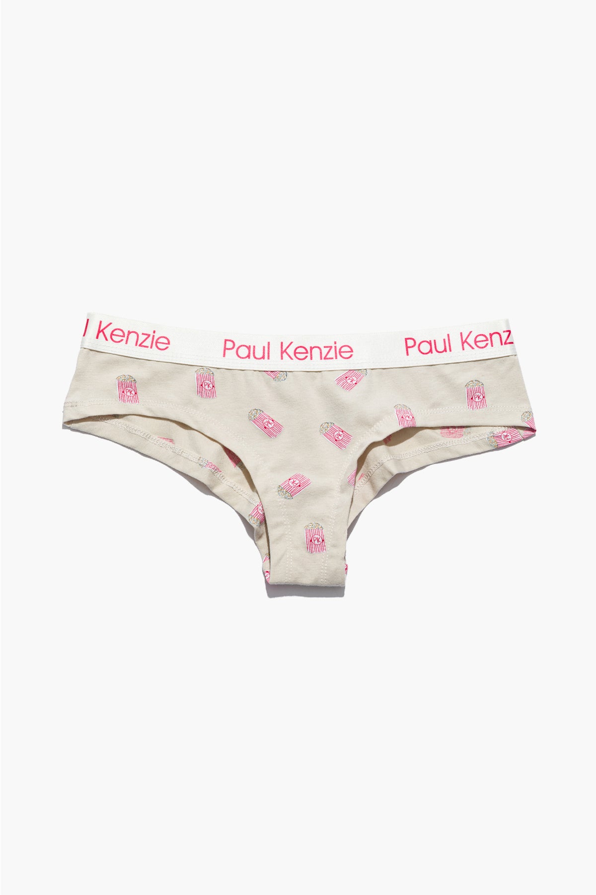 Desenli Kadın Cheeky Külot - Popcorn