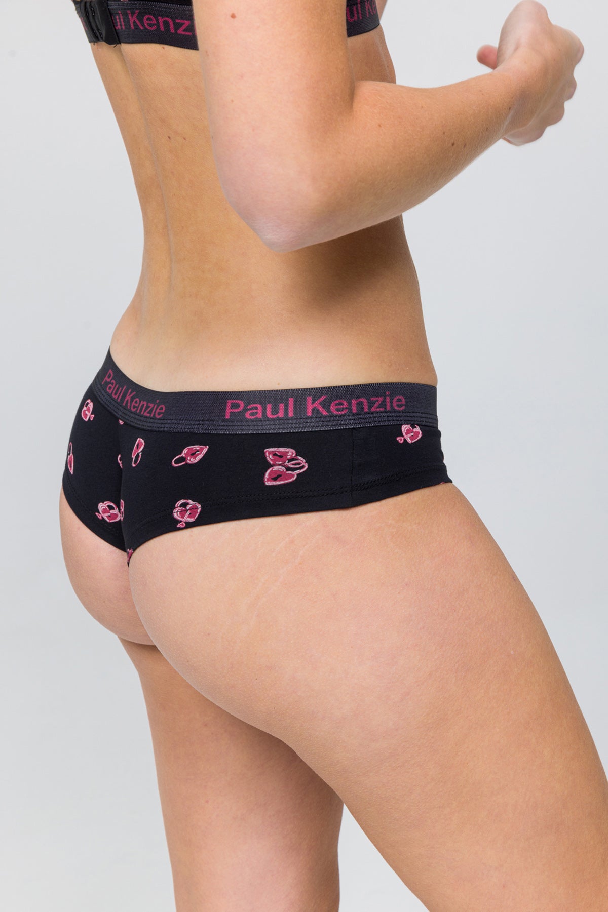 Desenli Kadın Cheeky Külot - Valentine Collection - Lovelock