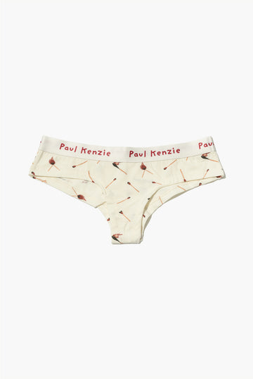 Desenli Kadın Cheeky Külot - Valentine Collection - Perfect Match