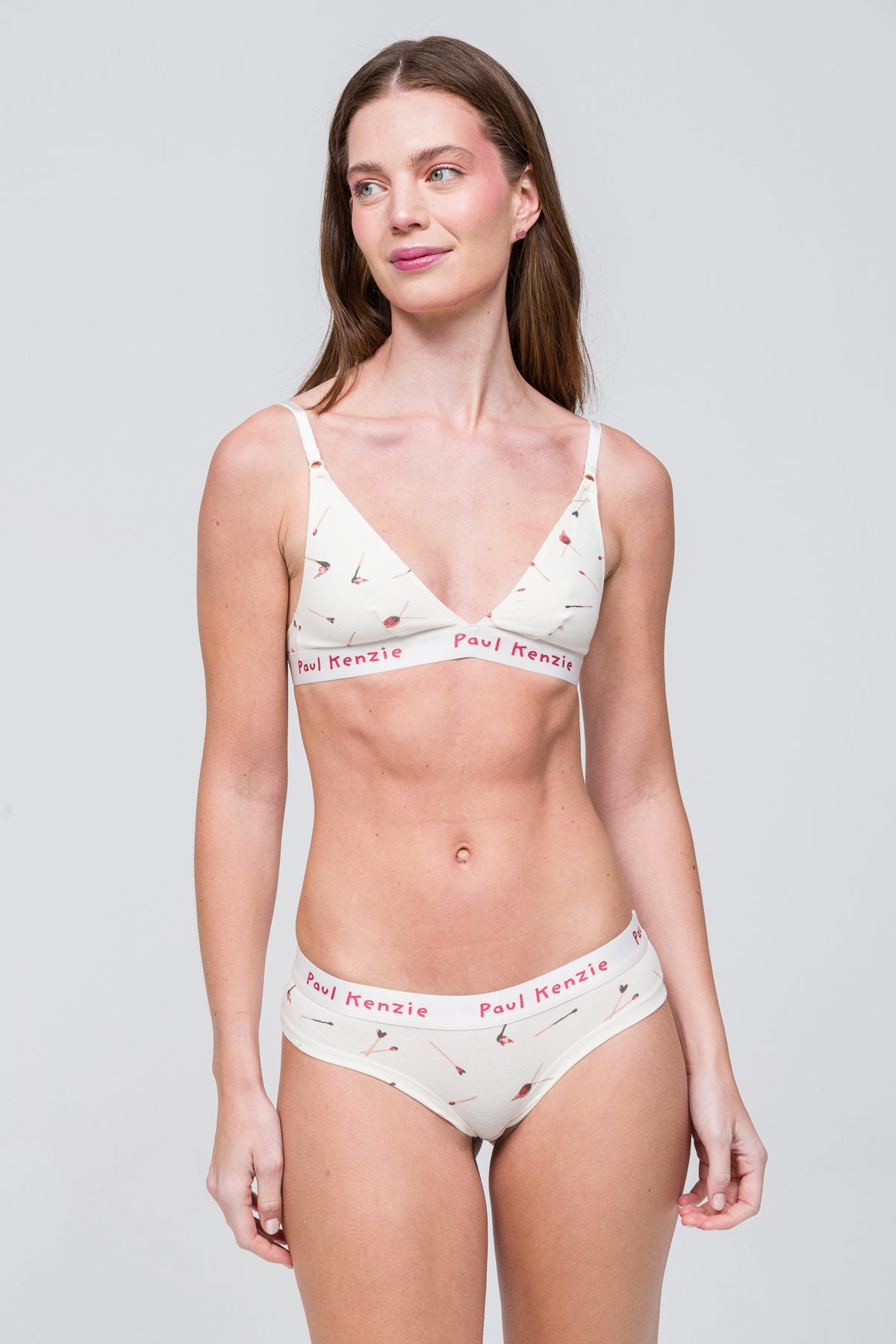 Desenli Kadın Cheeky Külot - Valentine Collection - Perfect Match