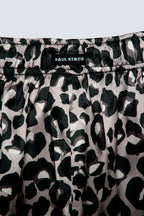 Kadın Saten Şort - Silky Leopard
