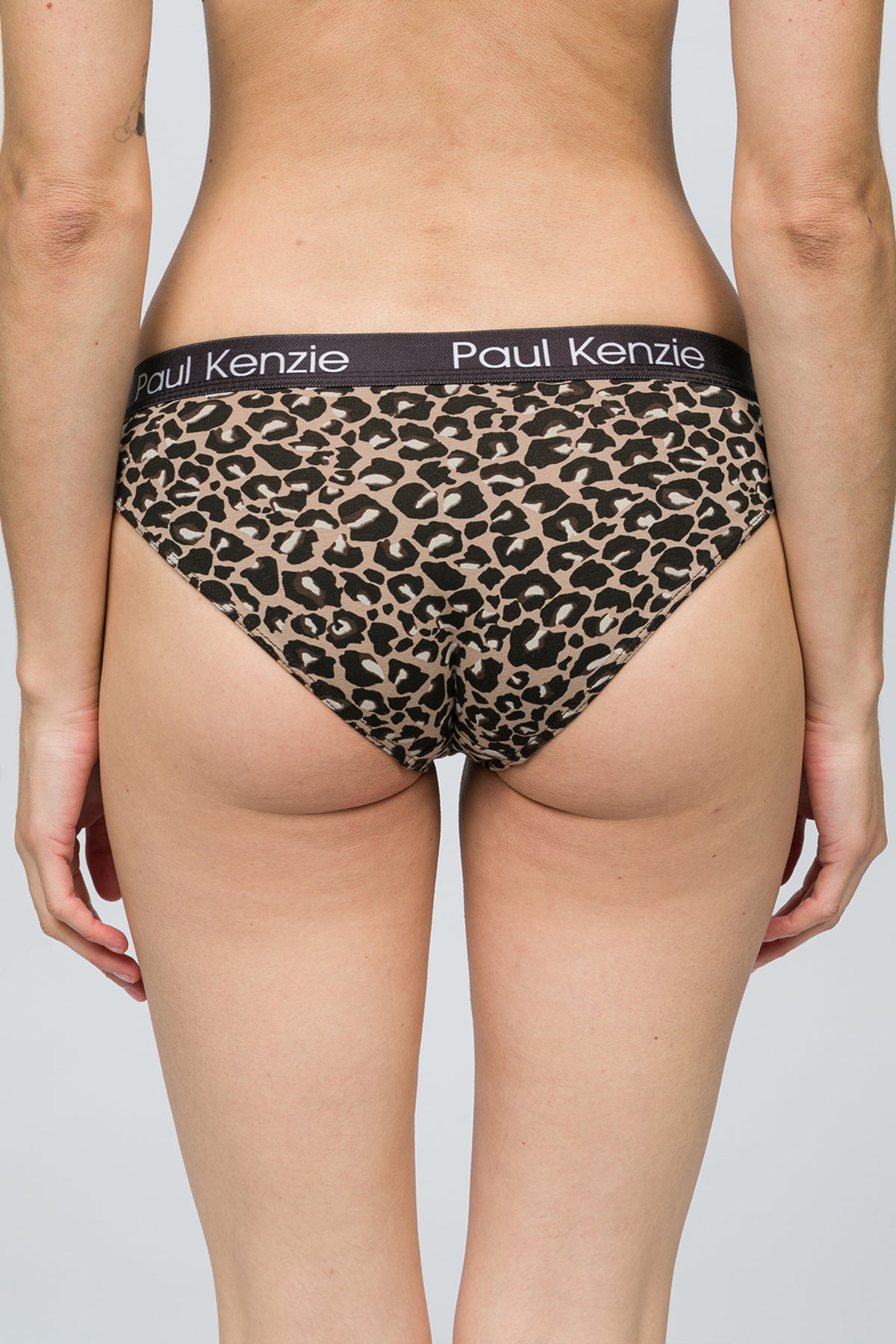 Desenli Kadın Slip Külot - Leopard