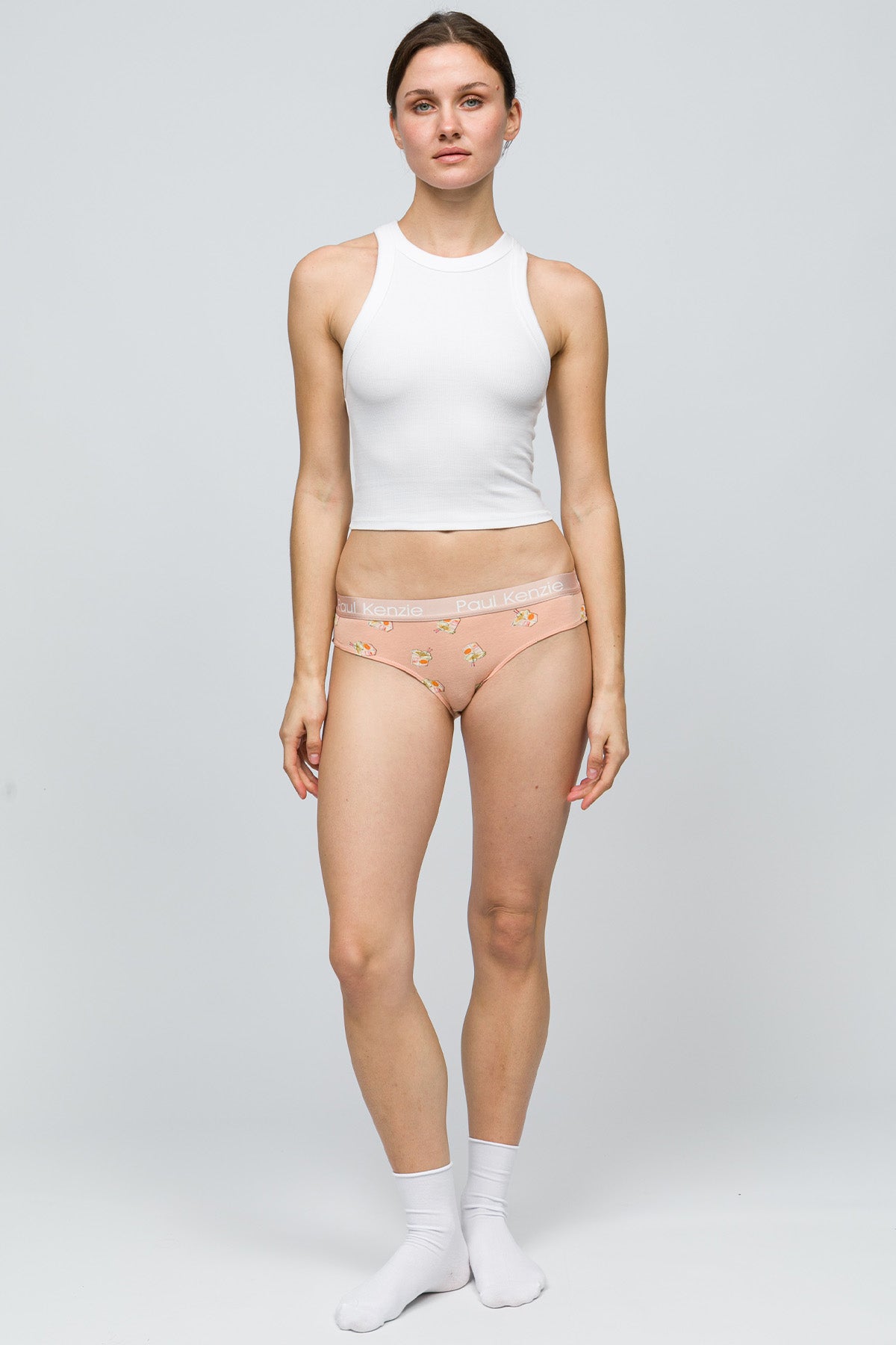 Desenli Kadın Slip Külot - Noodle