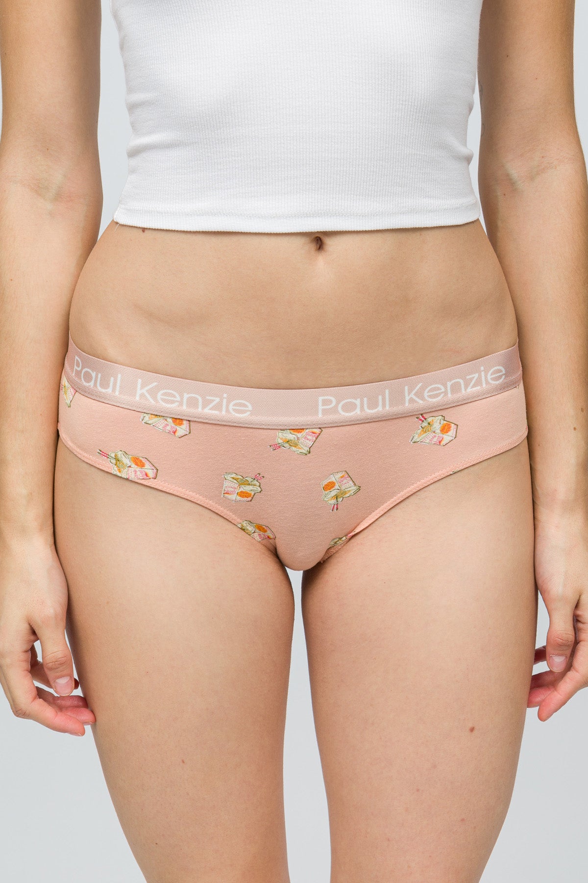 Desenli Kadın Slip Külot - Noodle