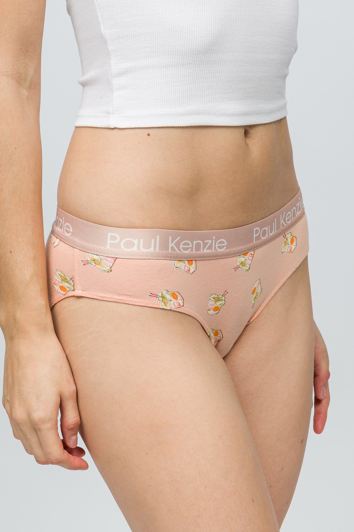 Desenli Kadın Slip Külot - Noodle