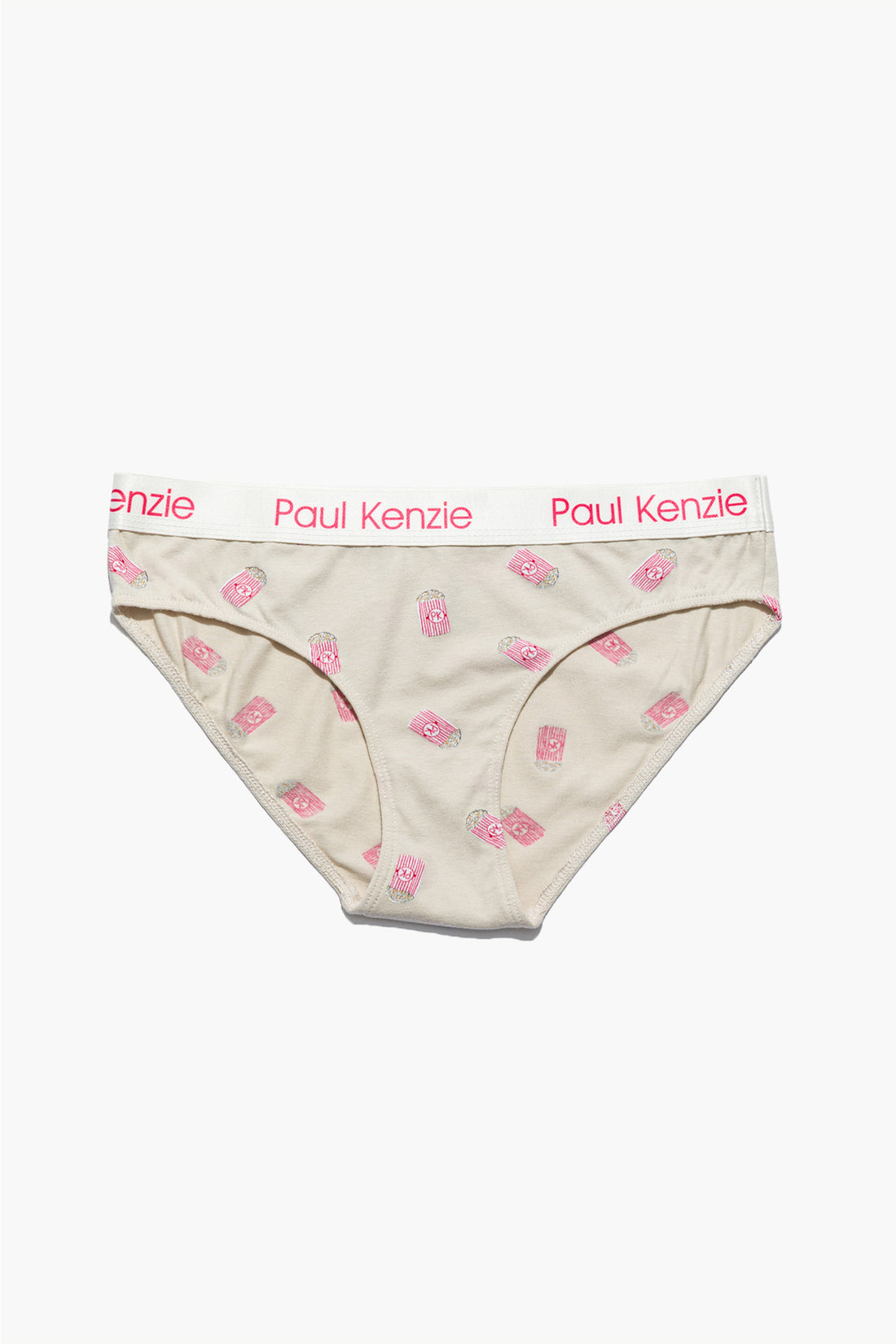 Desenli Kadın Slip Külot - Popcorn