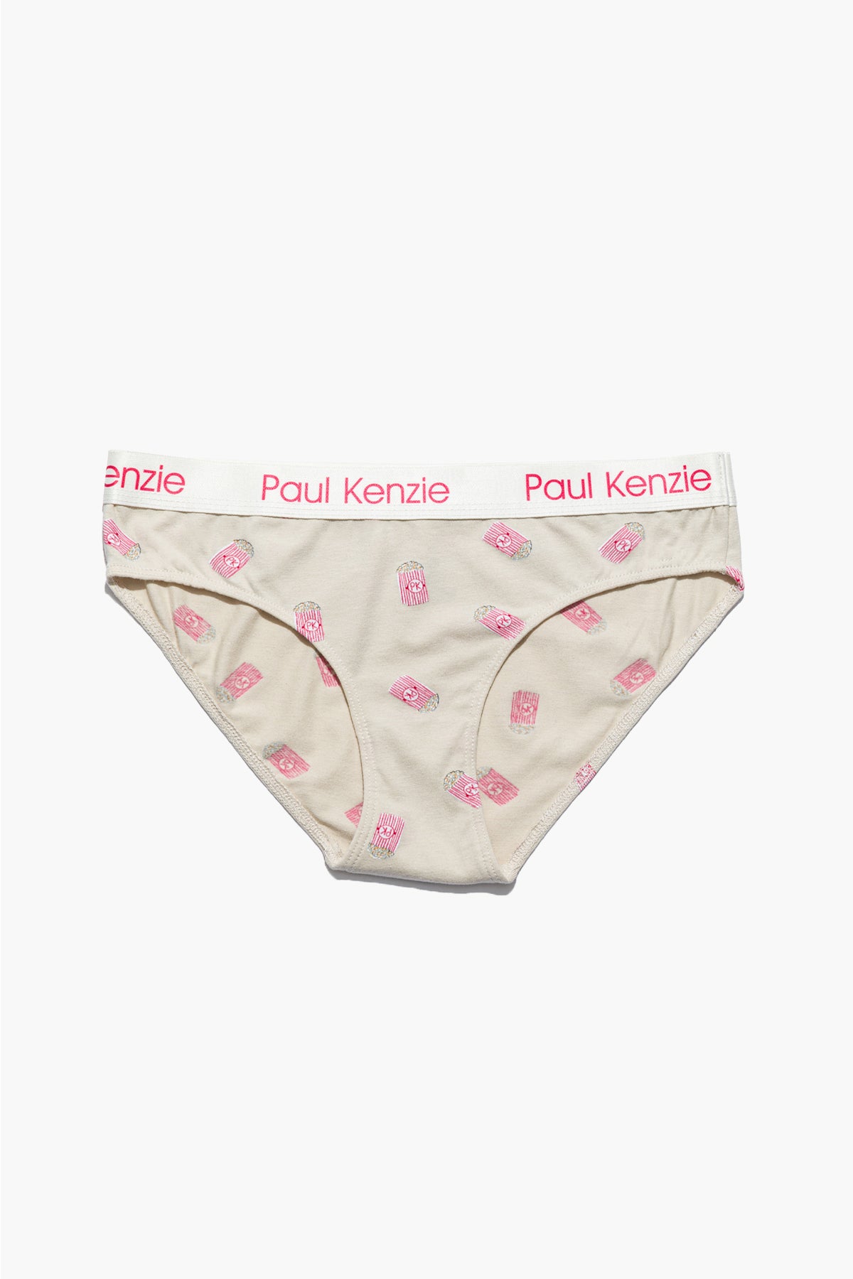 Desenli Kadın Slip Külot - Popcorn