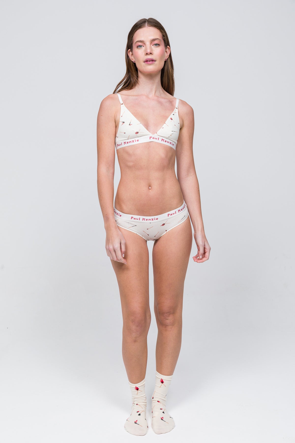 Desenli Kadın Slip Külot - Valentine Collection - Perfect Match