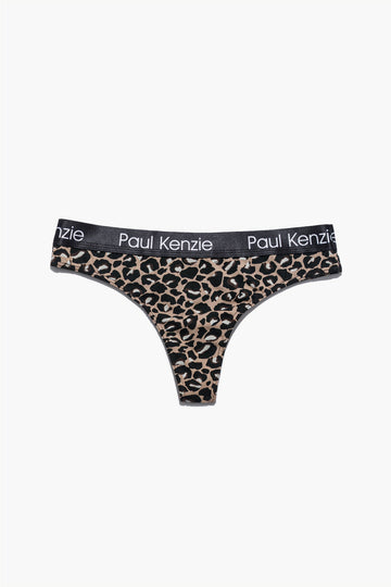 Kadın String Külot - Leopard