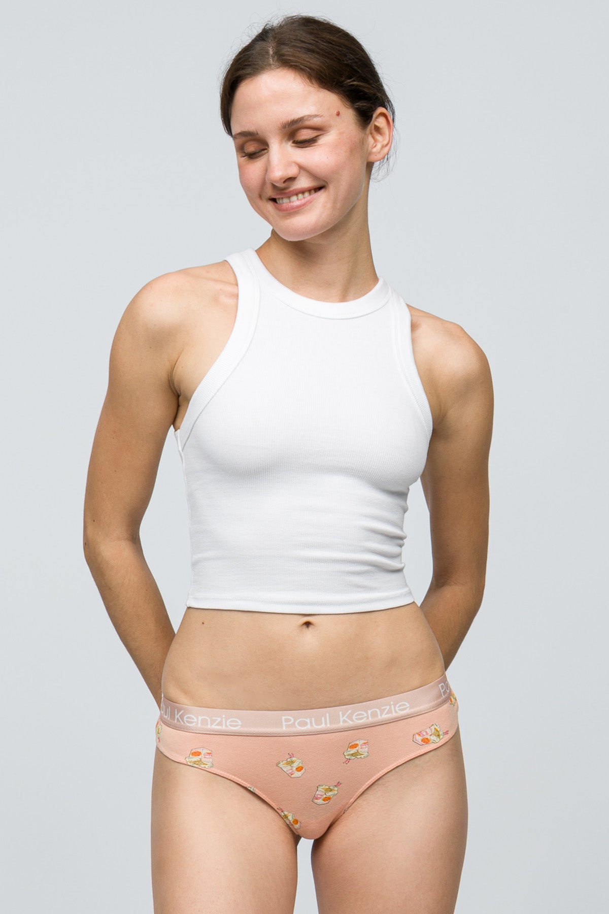 Desenli Kadın String Külot - Noodle