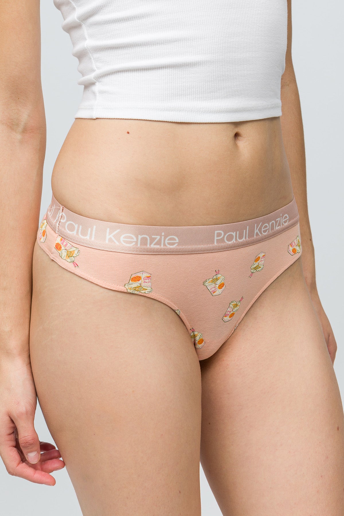 Desenli Kadın String Külot - Noodle