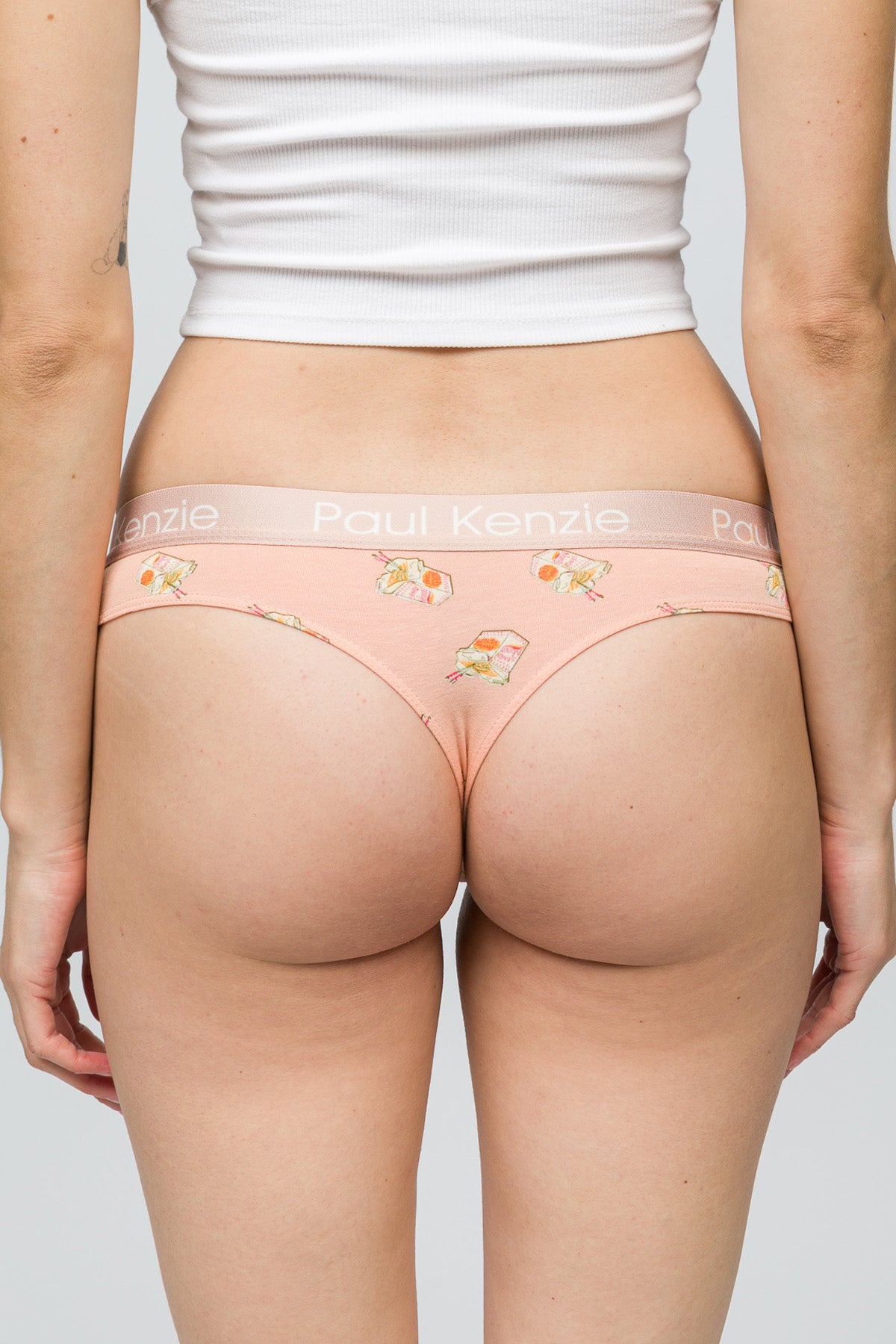 Desenli Kadın String Külot - Noodle