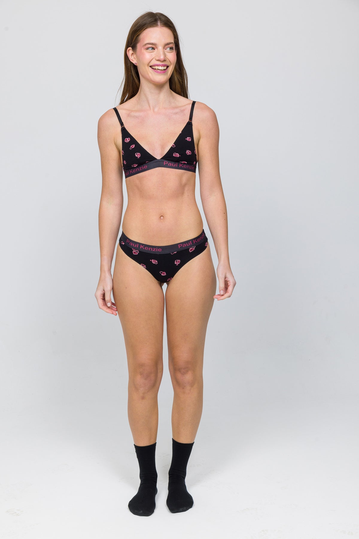 Desenli Kadın String Külot - Valentine Collection - Lovelock