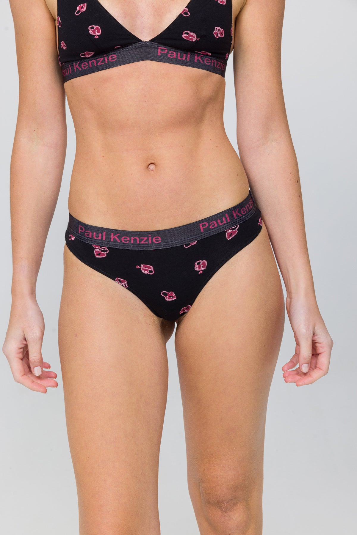 Desenli Kadın String Külot - Valentine Collection - Lovelock