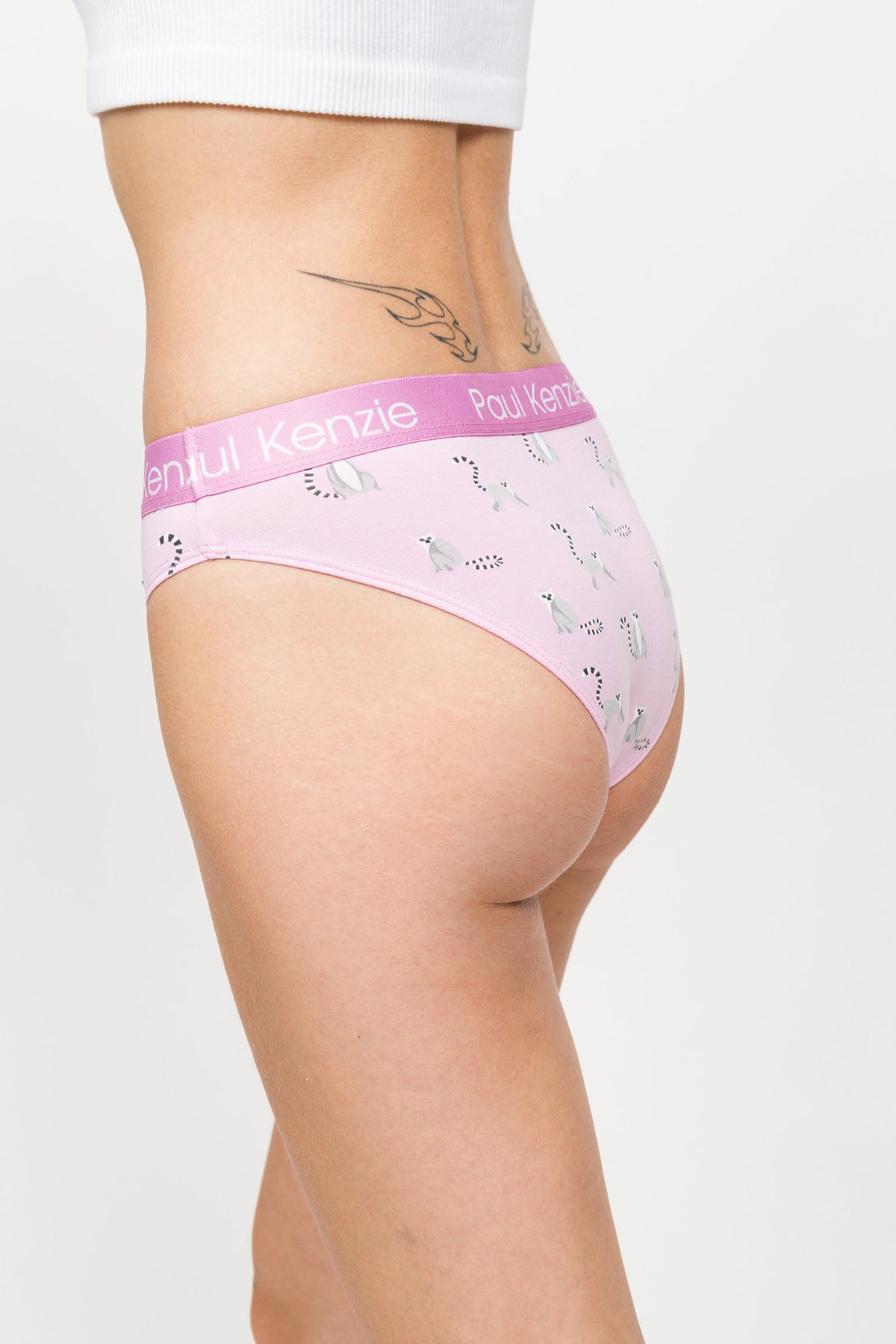 Desenli Kadın Slip Külot – Eco Characters – Lemur